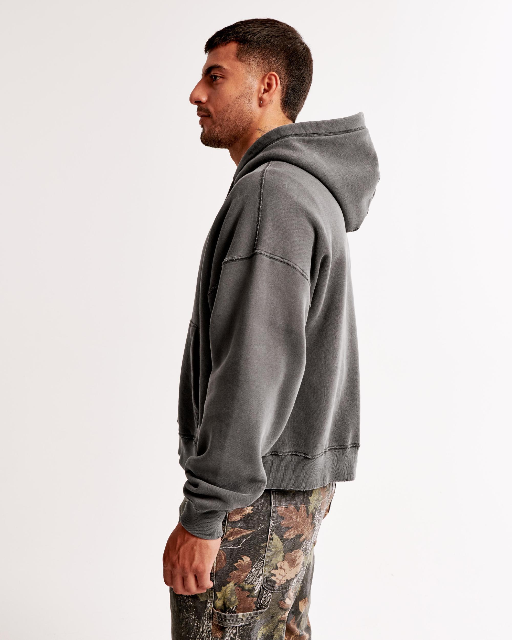 Essential Cropped Popover Hoodie Product Image
