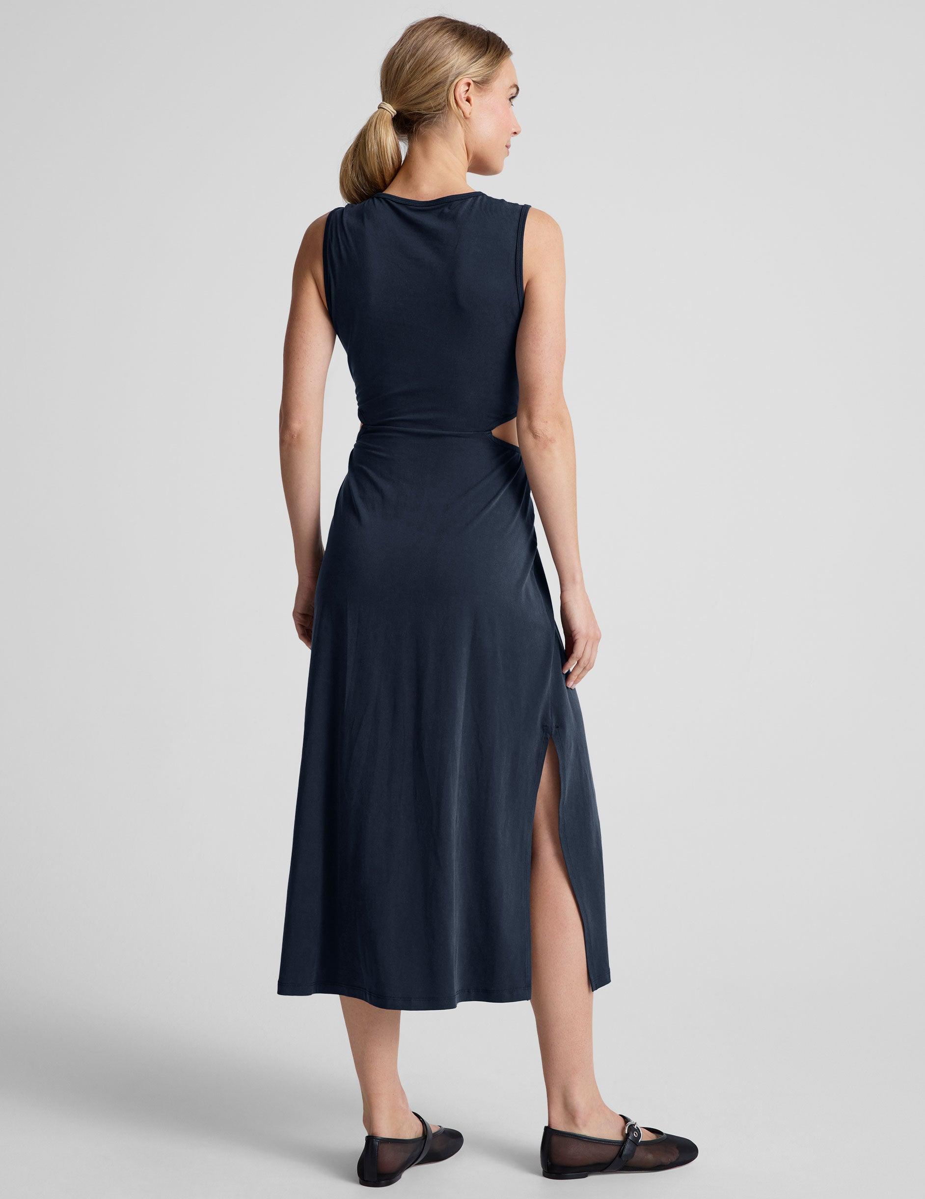 Around The World Front Twist Dress Product Image