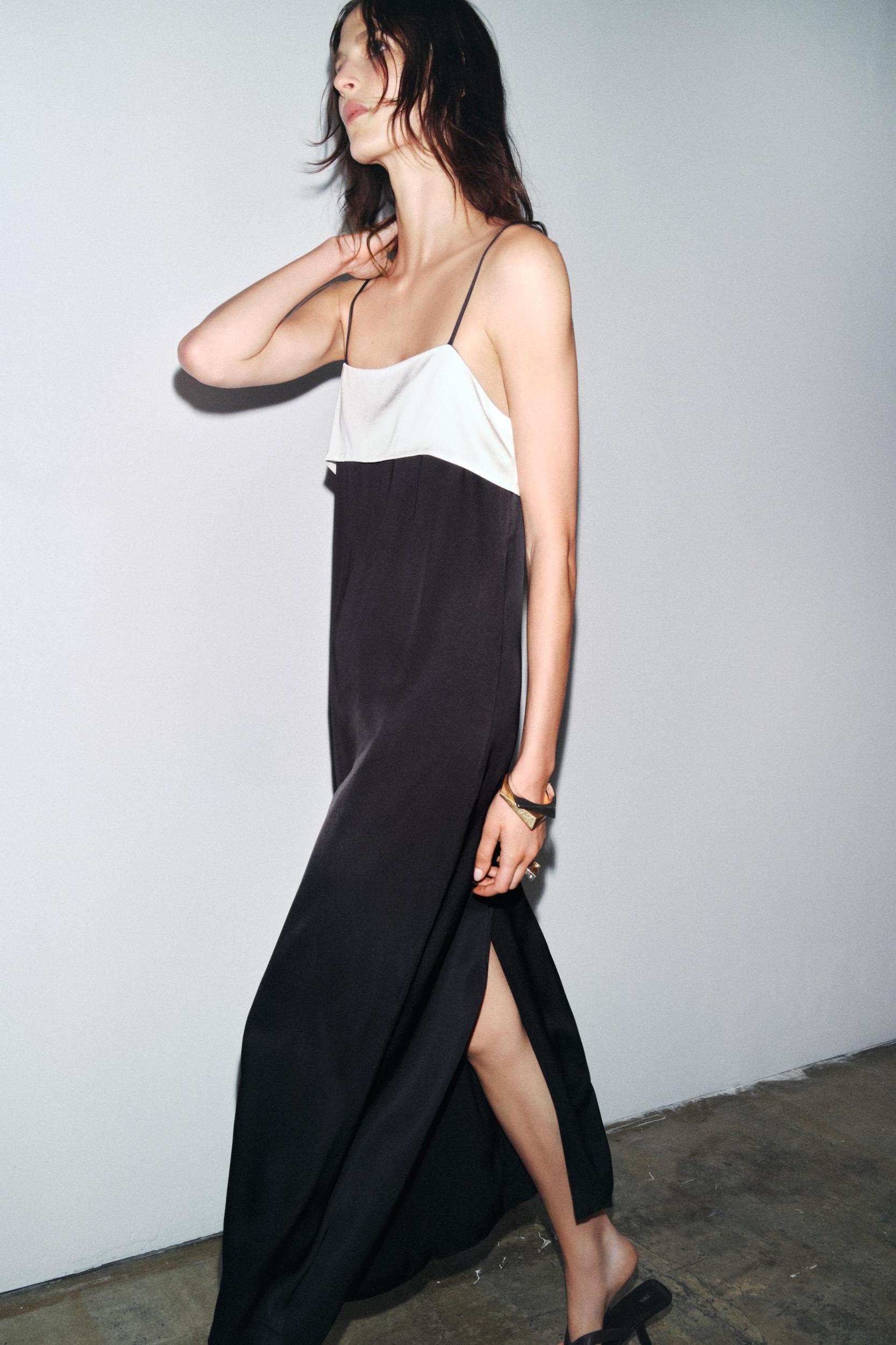 ZW COLLECTION MINIMAL SATIN DRESS Product Image