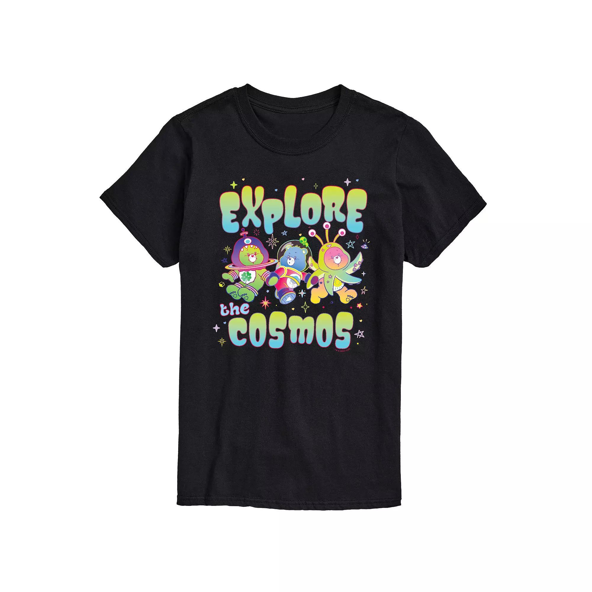 Mens Care Bears Explore The Cosmos Graphic Tee Product Image