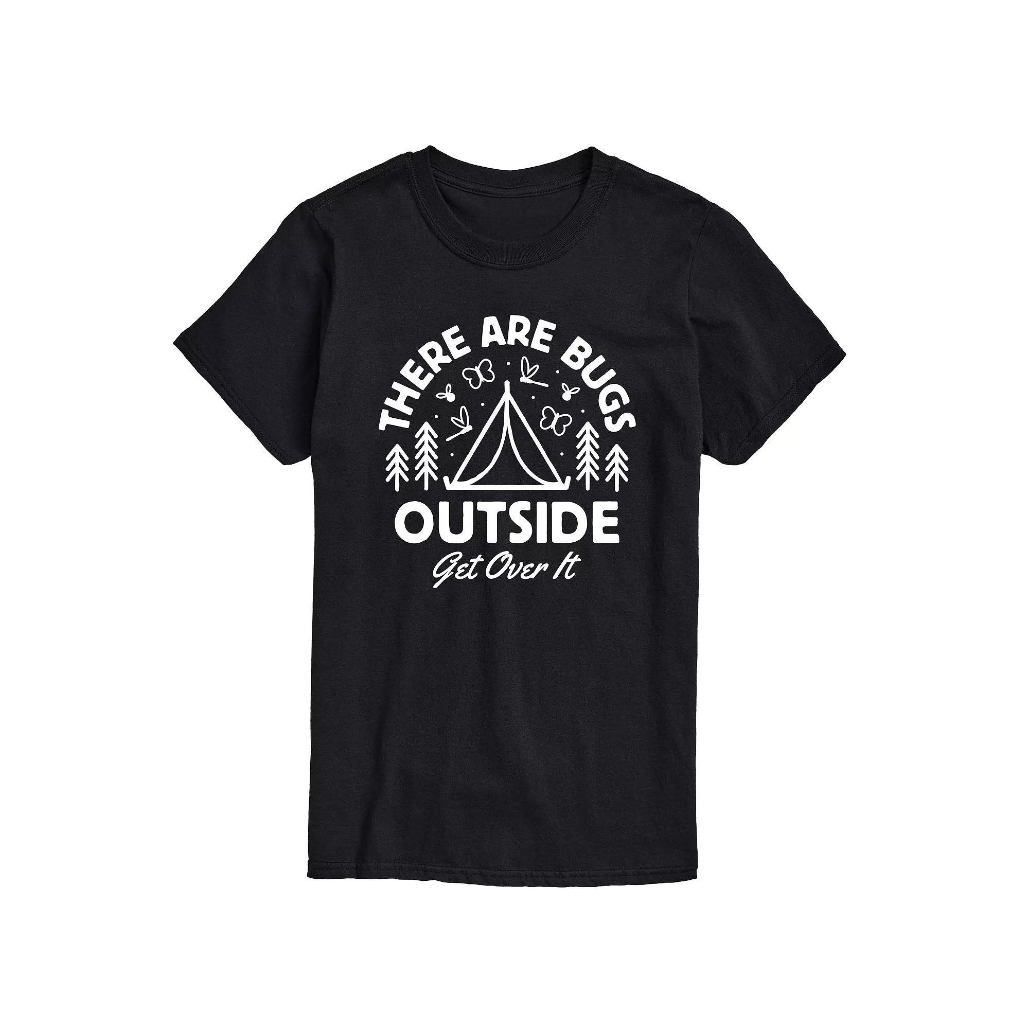 Mens There Are Bugs Outside Get Over It Graphic Tee Product Image