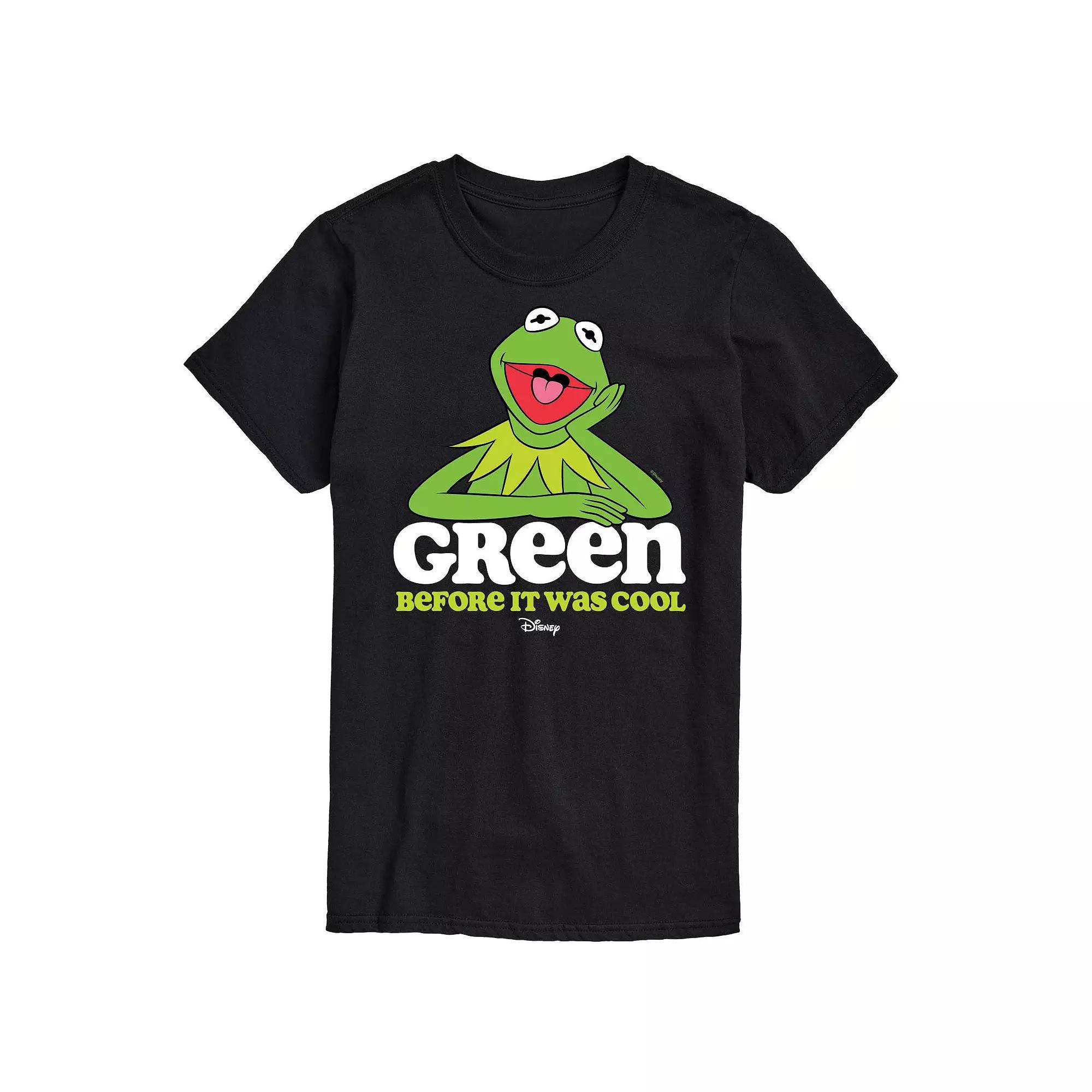 Disneys Mens The Muppets Green Cool Tee Blue Product Image