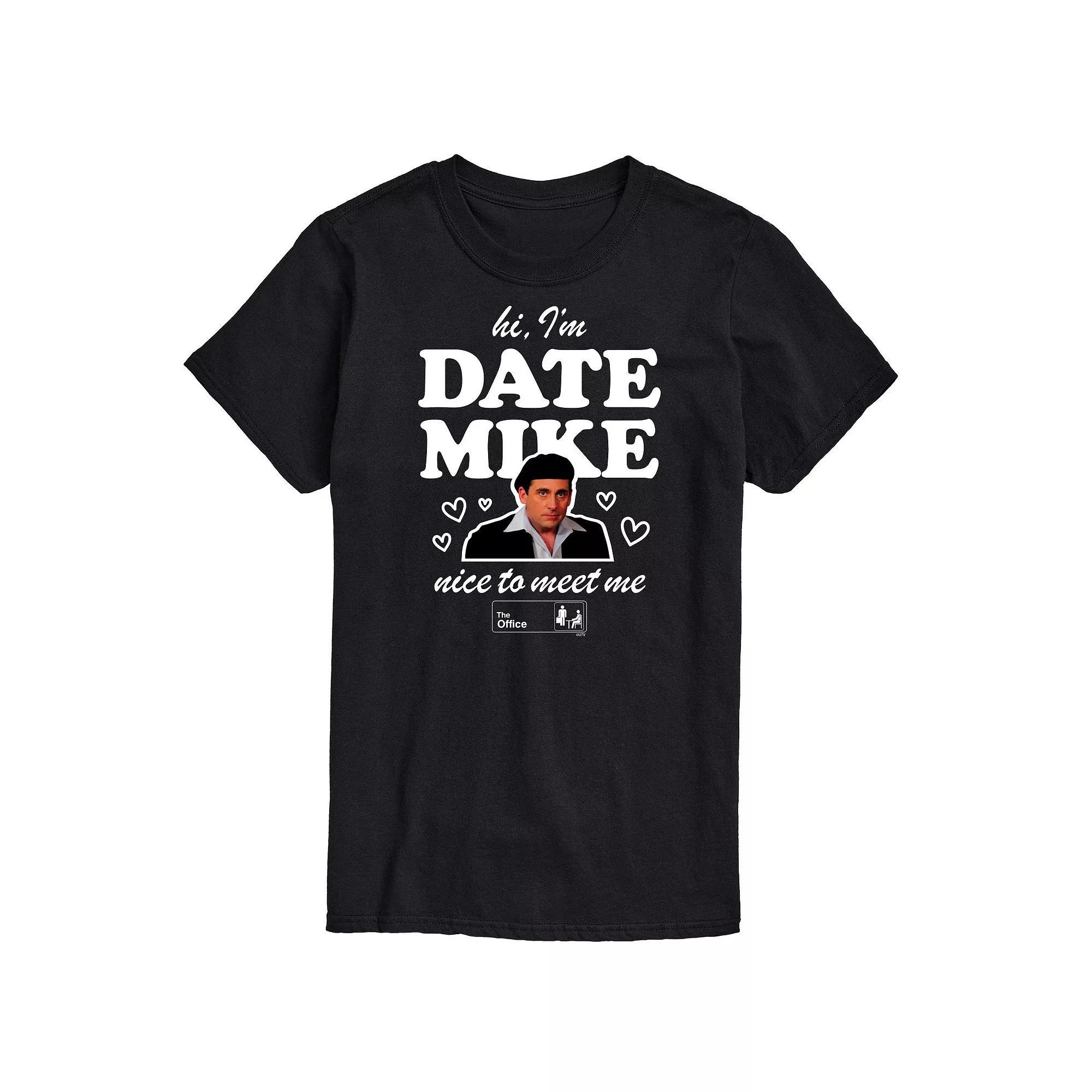Mens The Office Hi Im Date Mike Tee Product Image