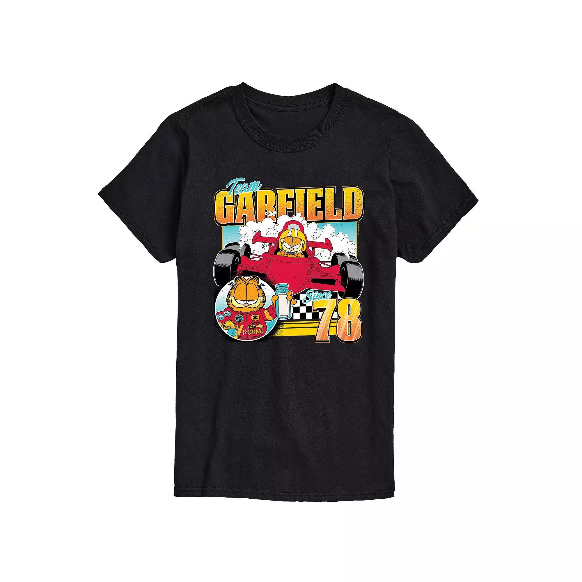 Mens Garfield Racing Team Garfield Graphic Tee Product Image
