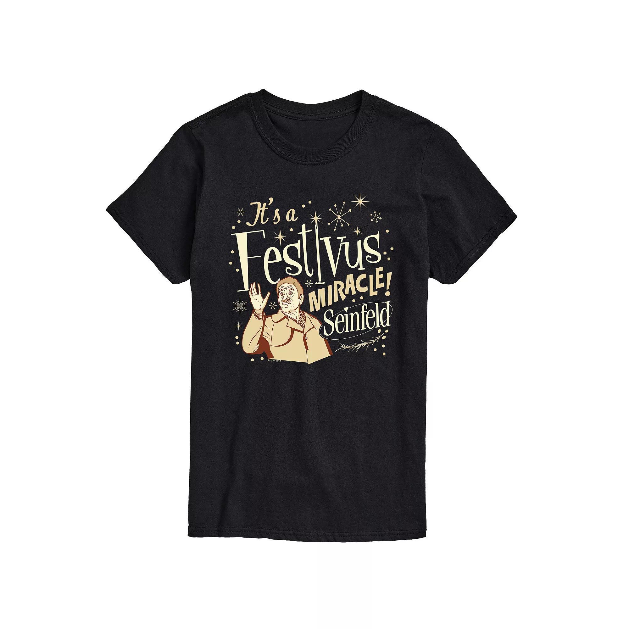 Mens Seinfeld Festivus Miracle Graphic Tee Product Image