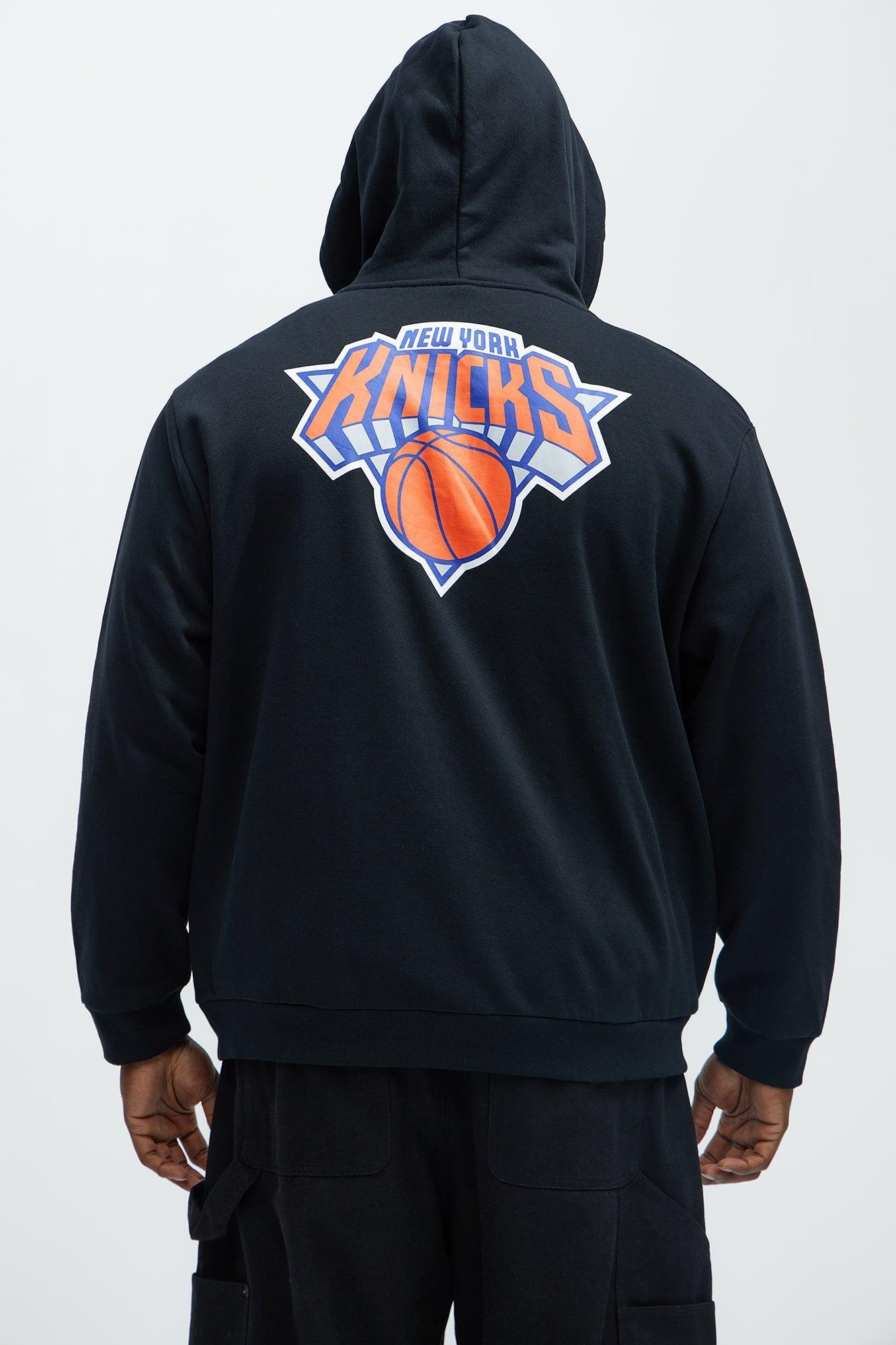 Knicks Bold Zip Up Hoodie - Black Product Image