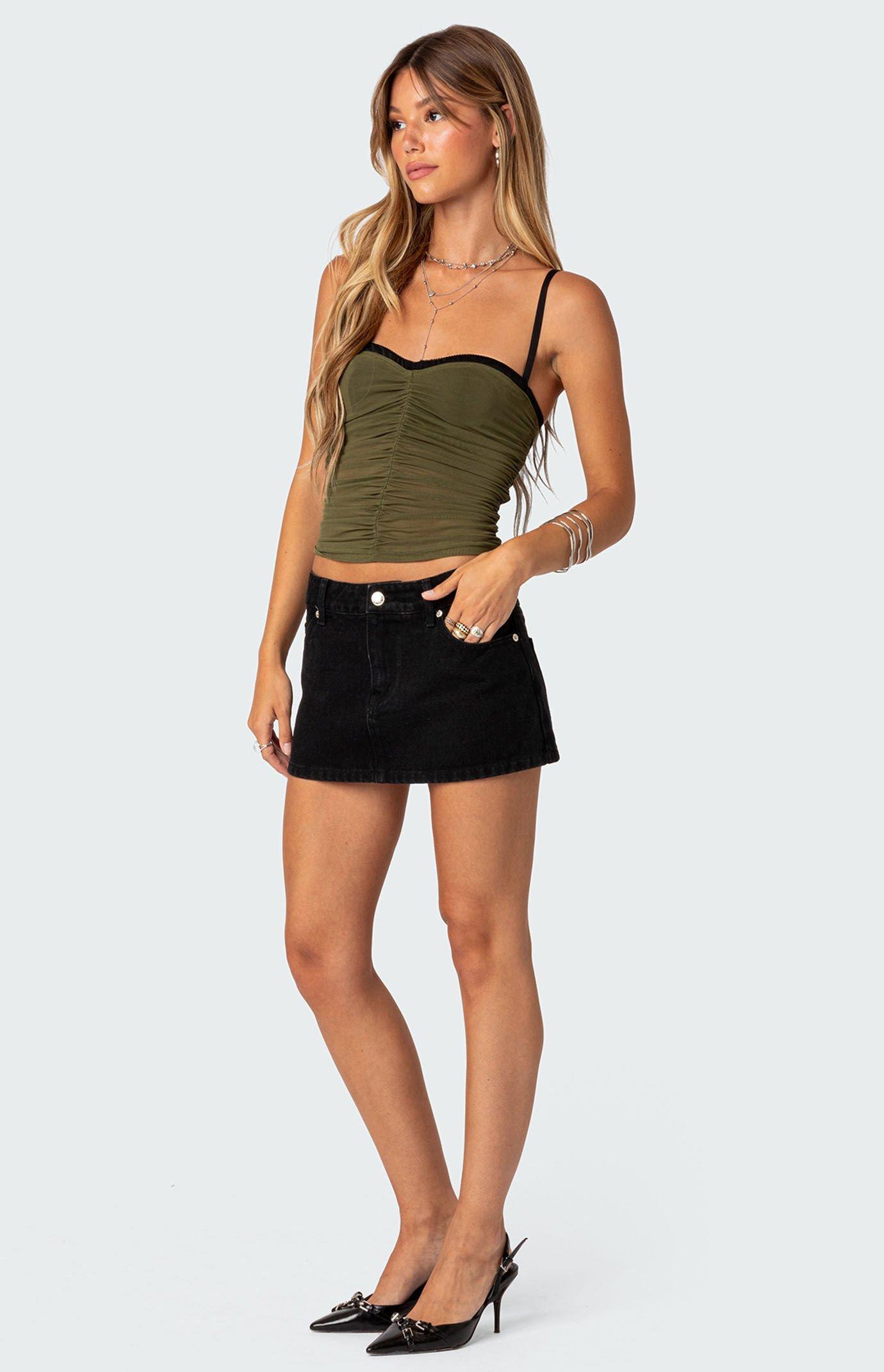 Edikted Women's Moira Mesh Bra Top Product Image