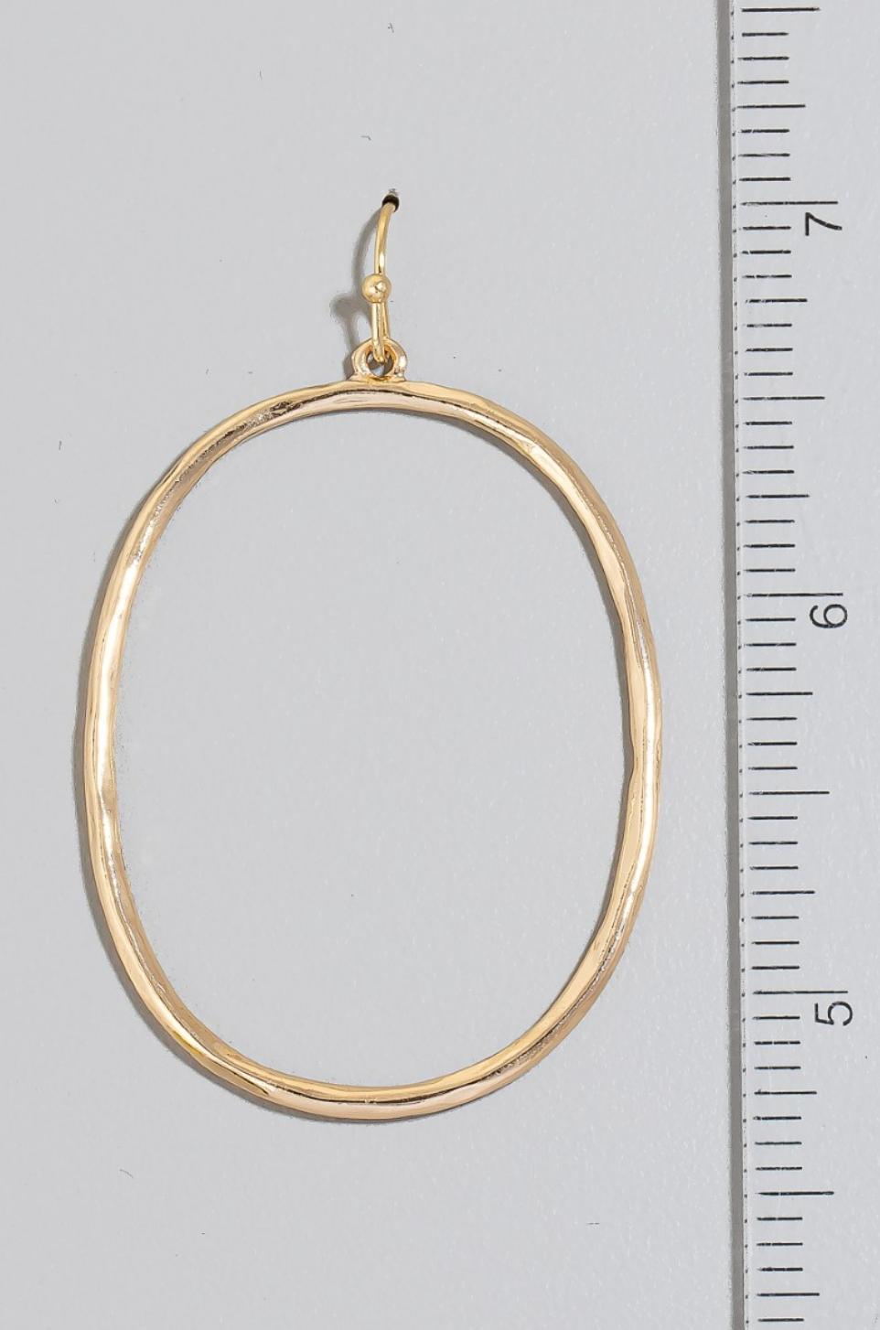 Jameson Hammered Earrings Product Image