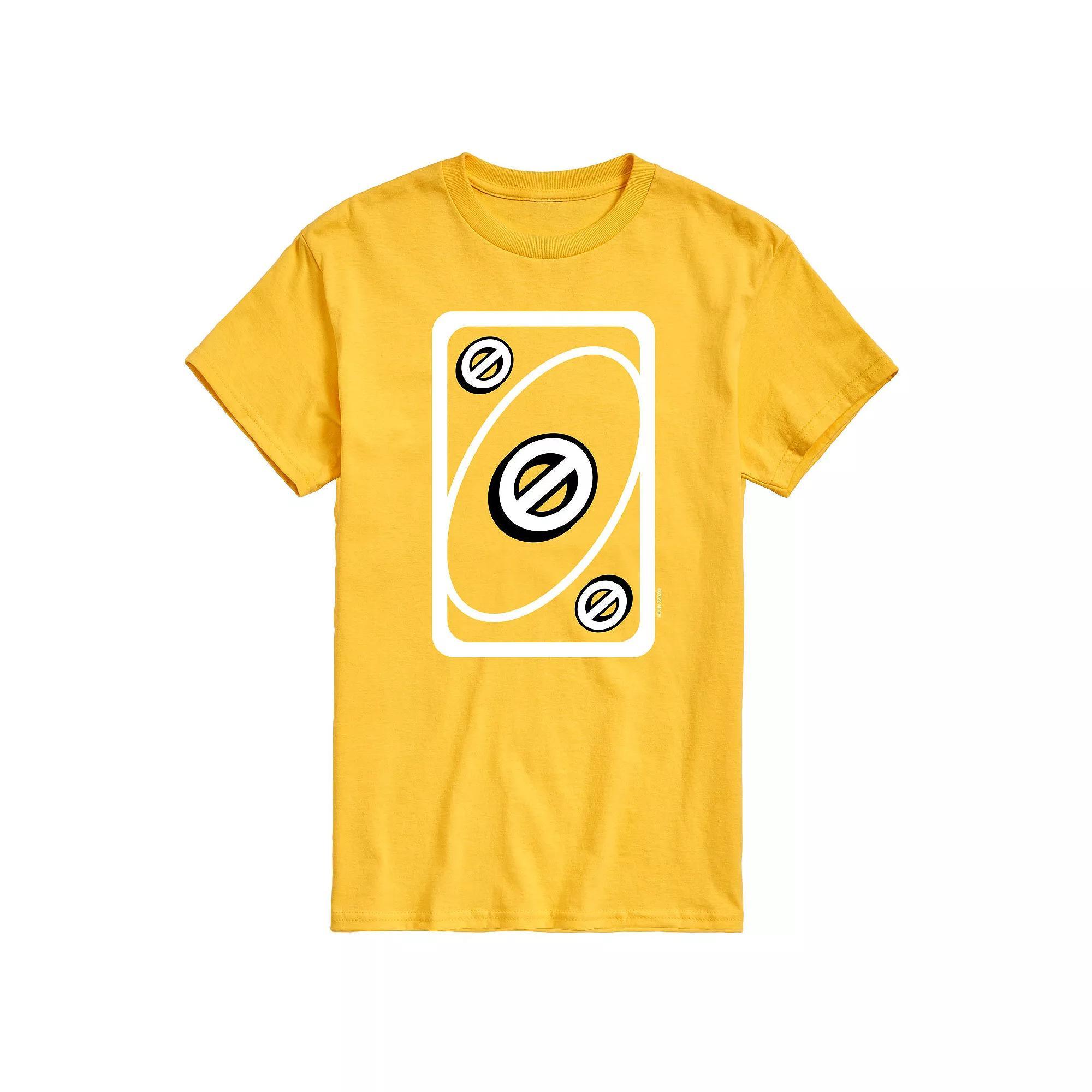 Men's Mattel UNO Yellow Skip Card Tee, Size: XXL Product Image
