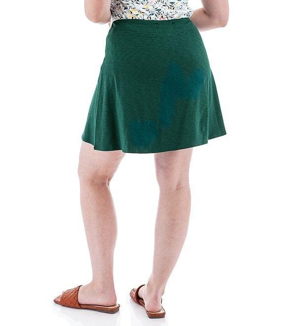 Aventura Linden Swing Organic Cotton Blend Slub Knit Jersey Wide Waist Pull-On Skort Product Image