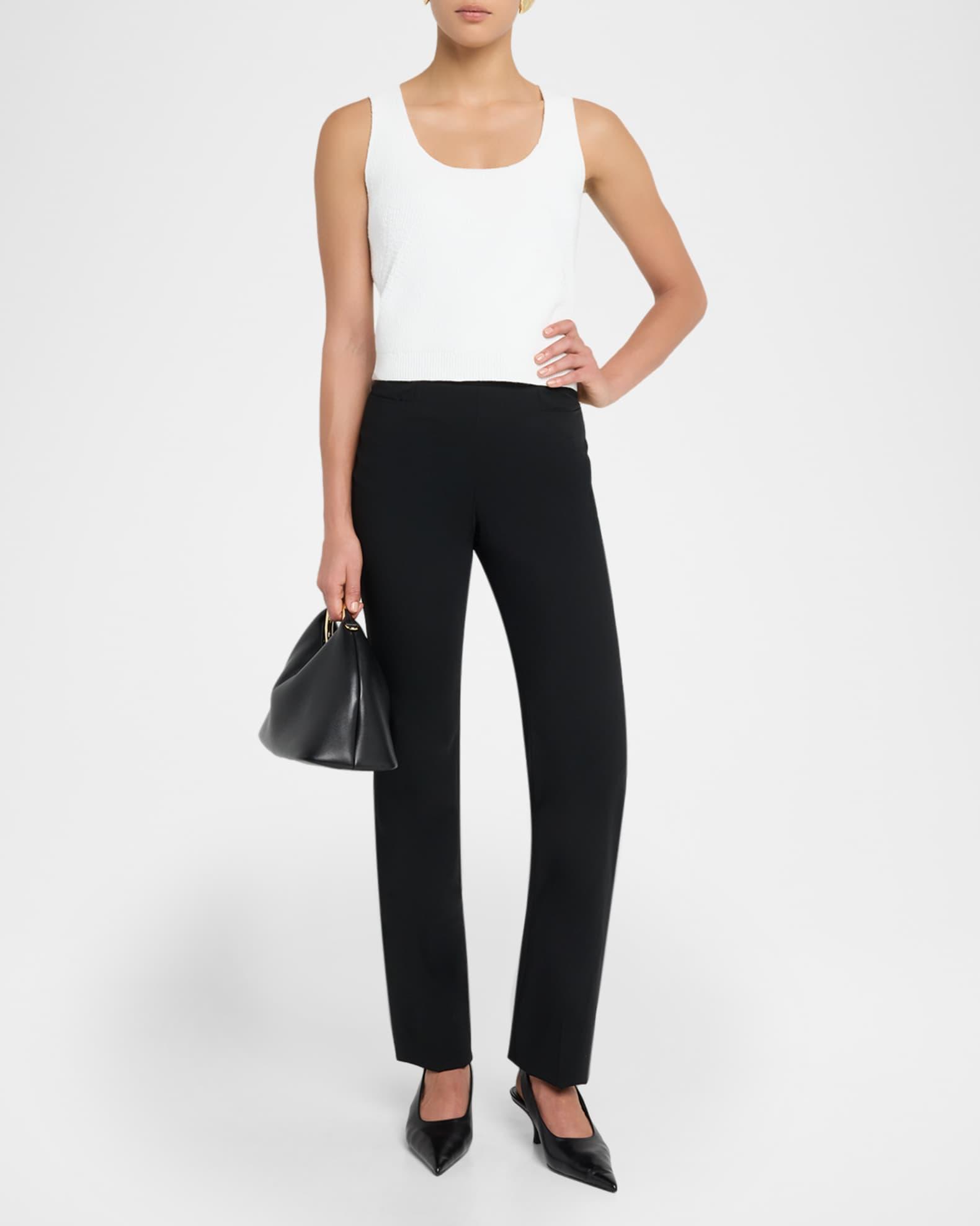 Rib-Knit Scoop-Neck Shell Product Image