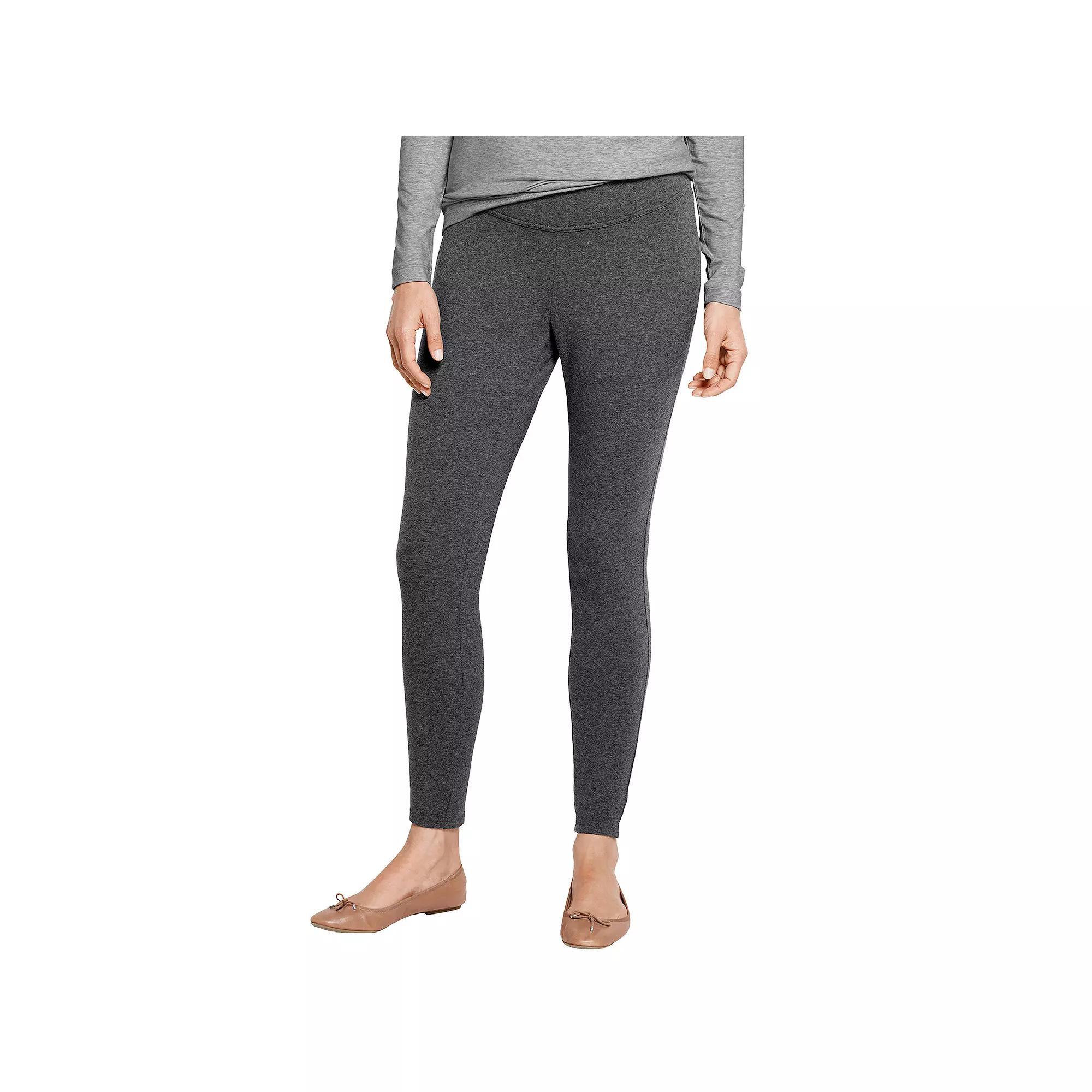 Women's Lands' End Starfish Knit Leggings, Size: XL Tall, Black Product Image