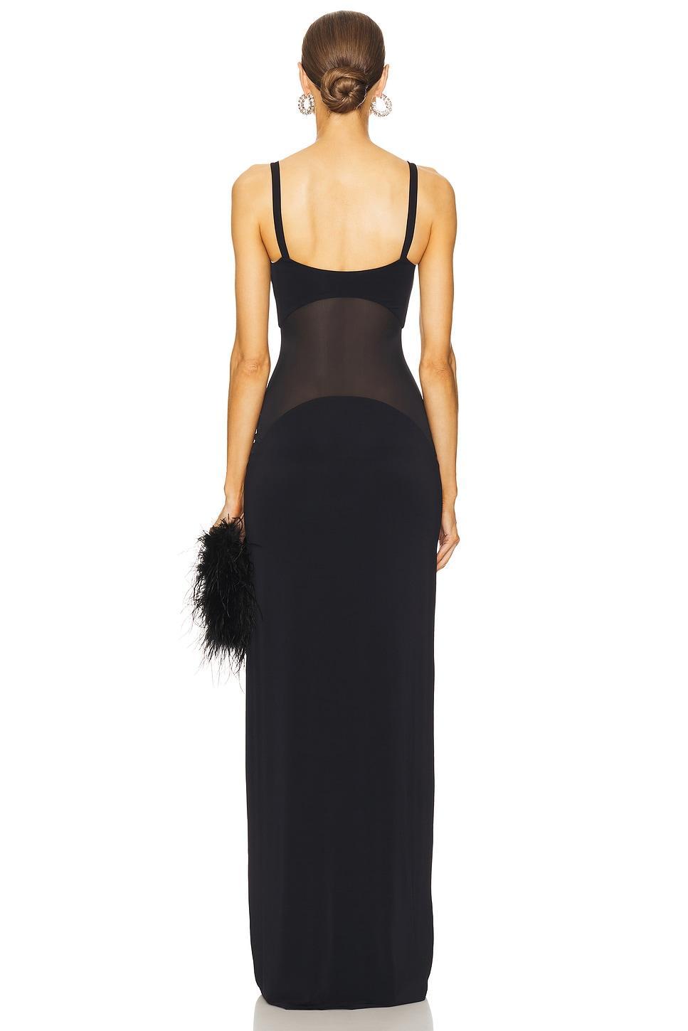 Sheer Knit Curve Maxi Dress Helsa Product Image