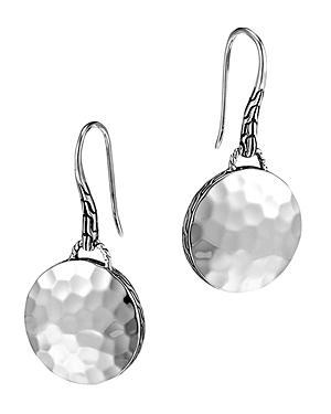 John Hardy Palu Sterling Silver Round Drop Earrings Product Image