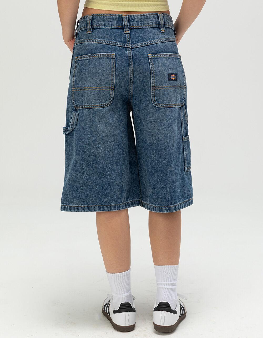 DICKIES Womens Carpenter Jorts - RINSE Product Image