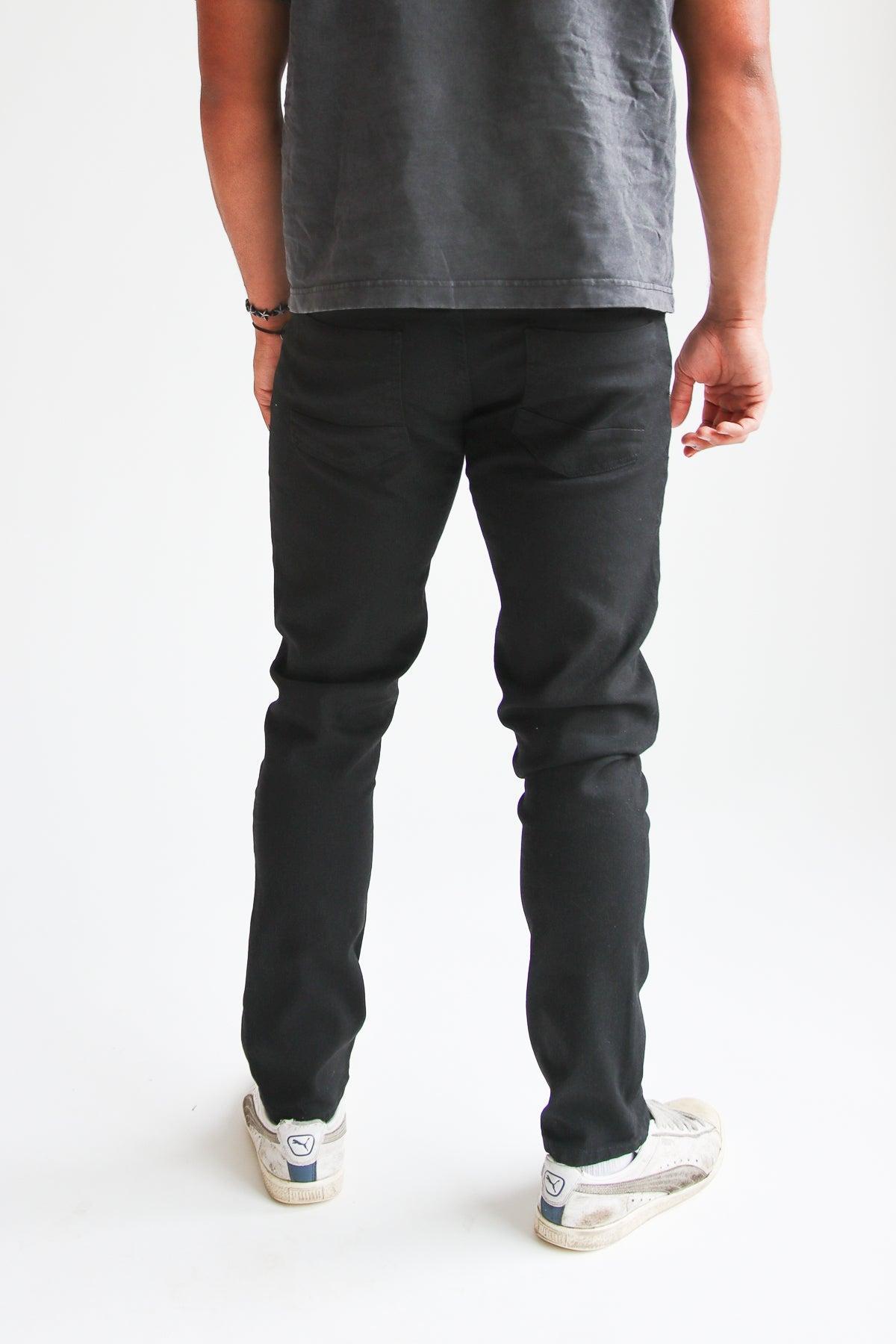 Stretch Black Skinny Jeans Product Image