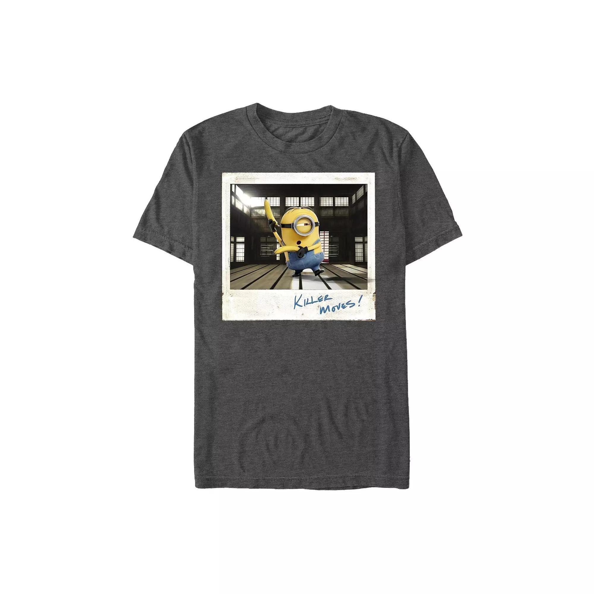 Mens Minions In The Dojo Tee Grey Heather Product Image