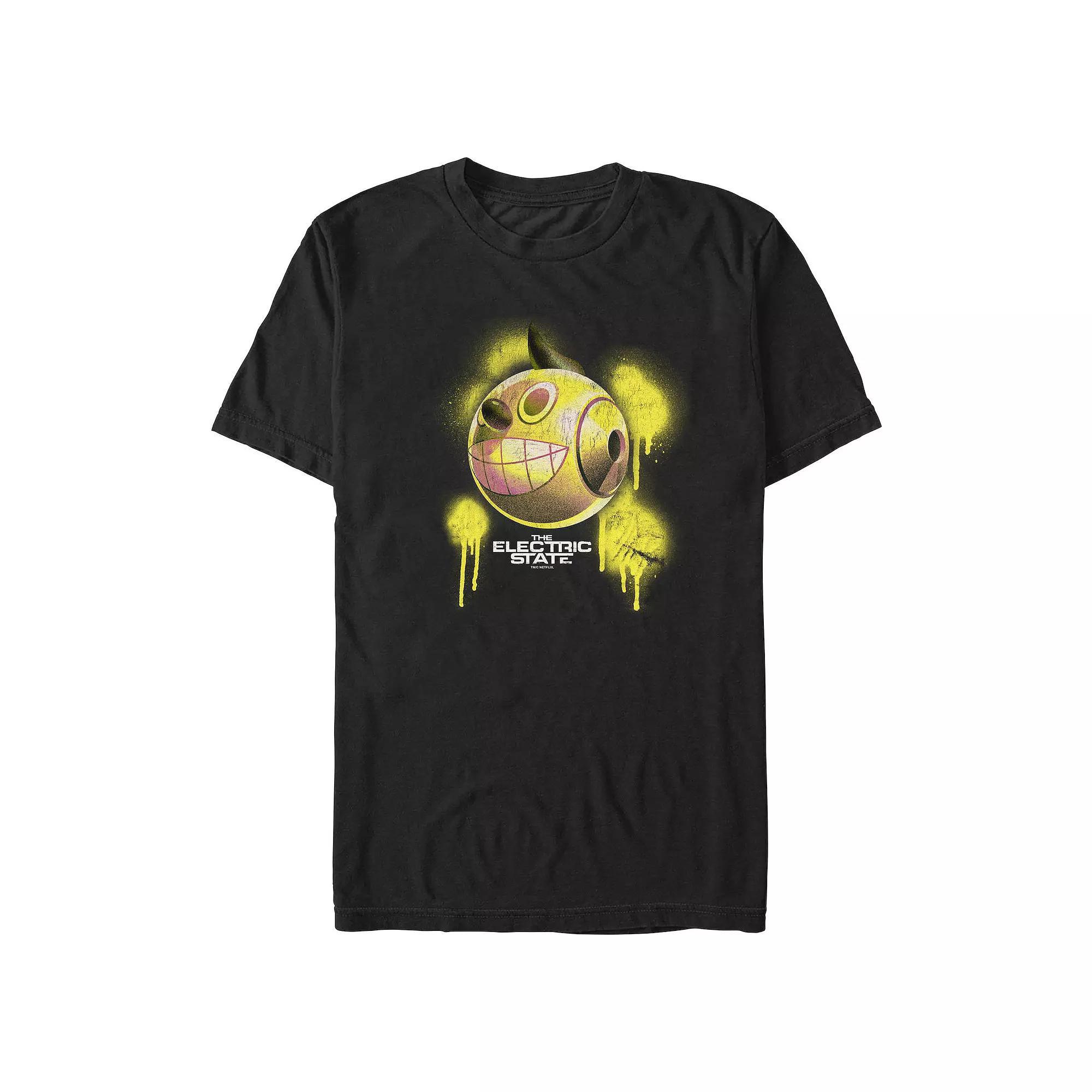 Mens The Electric State Kid Cosmo Spray Paint Graphic Tee Product Image