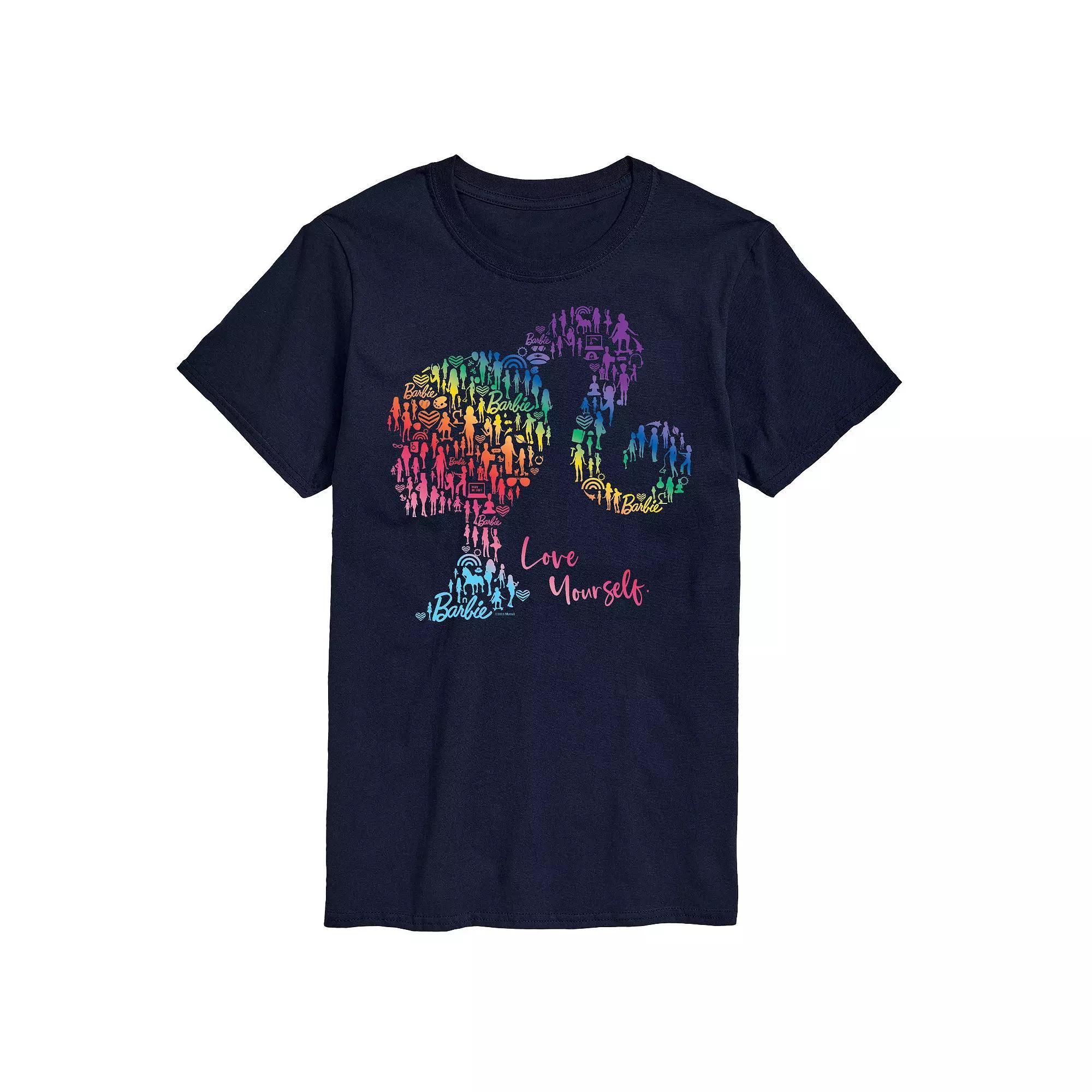 Mens Barbie Pride Silo Graphic Tee Blue Product Image