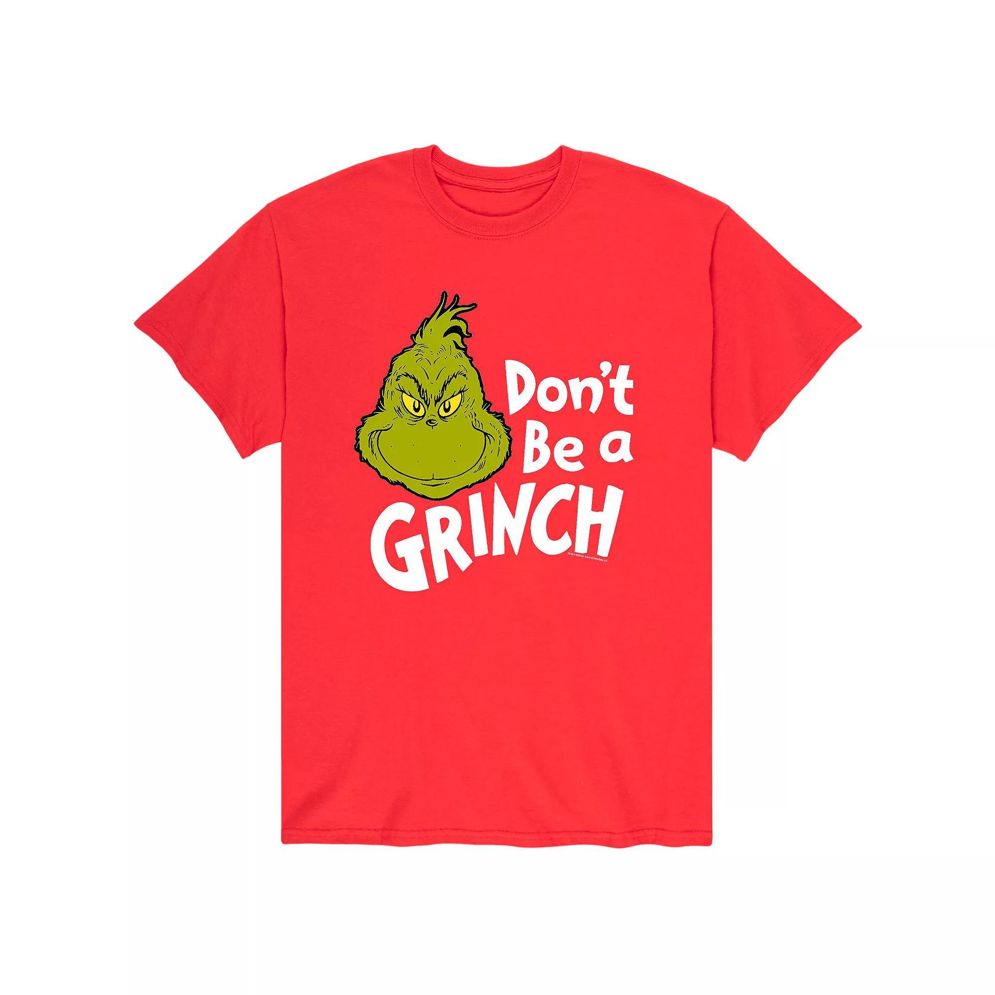 Mens Dr. Seuss The Grinch Dont Be Tee Product Image