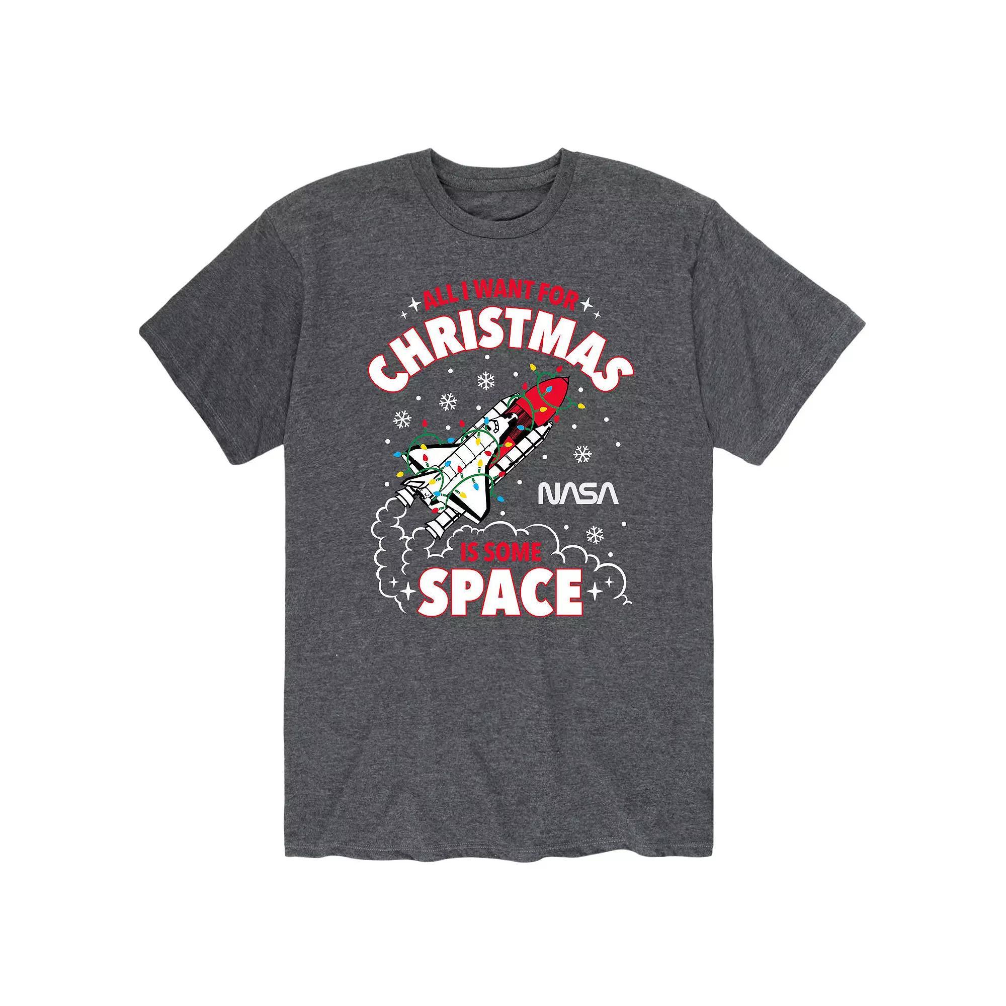Mens NASA All I Want For Christmas Is Some Space Tee Product Image