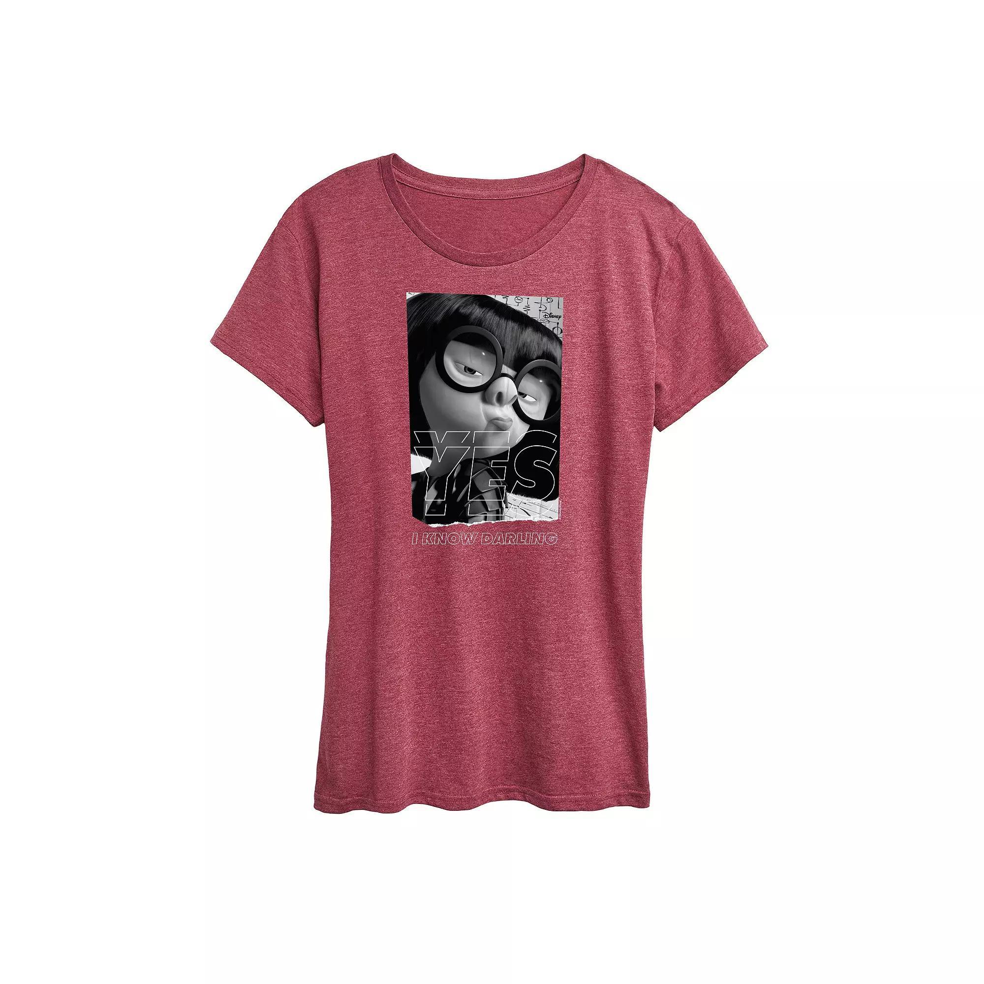 Women's Shamrock Hearts Line Art Graphic Tee, Size: Large, Heather Grey Product Image