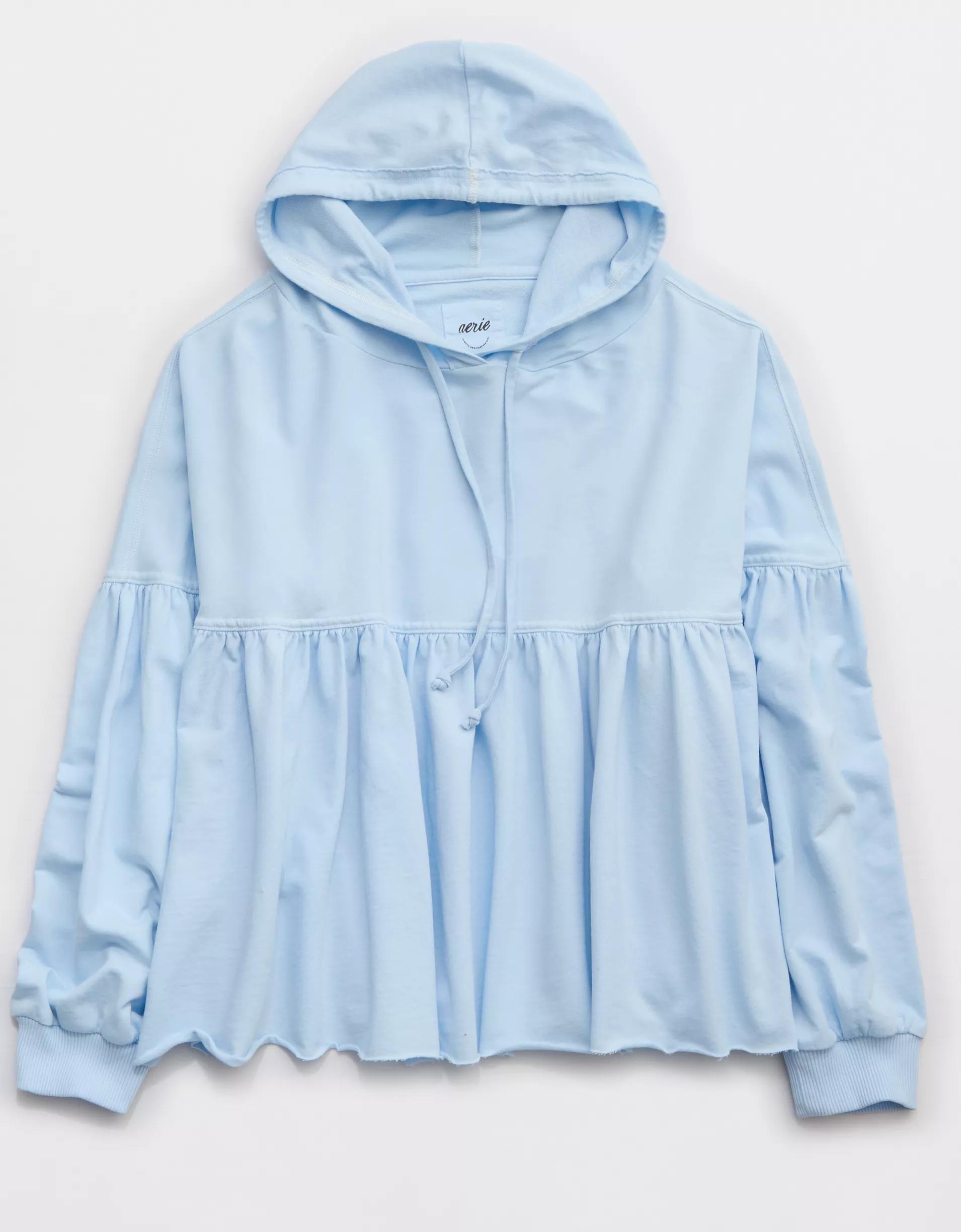 Aerie Peplum Hoodie Product Image