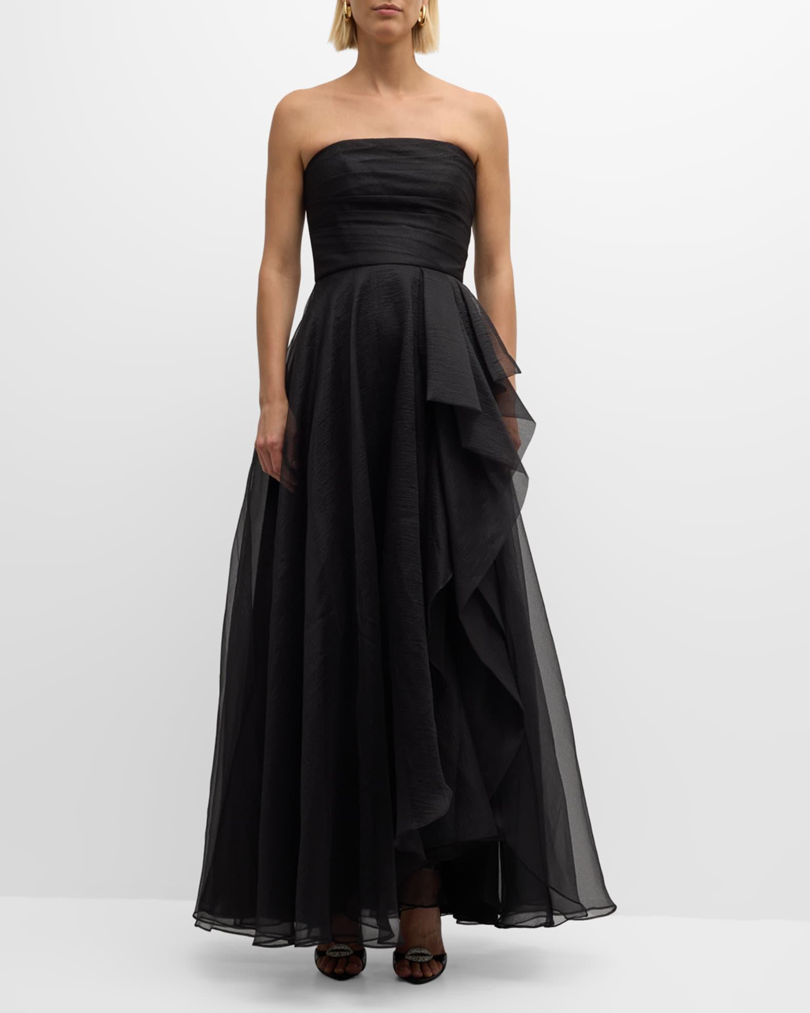 Teresa Draped Strapless Gown Product Image