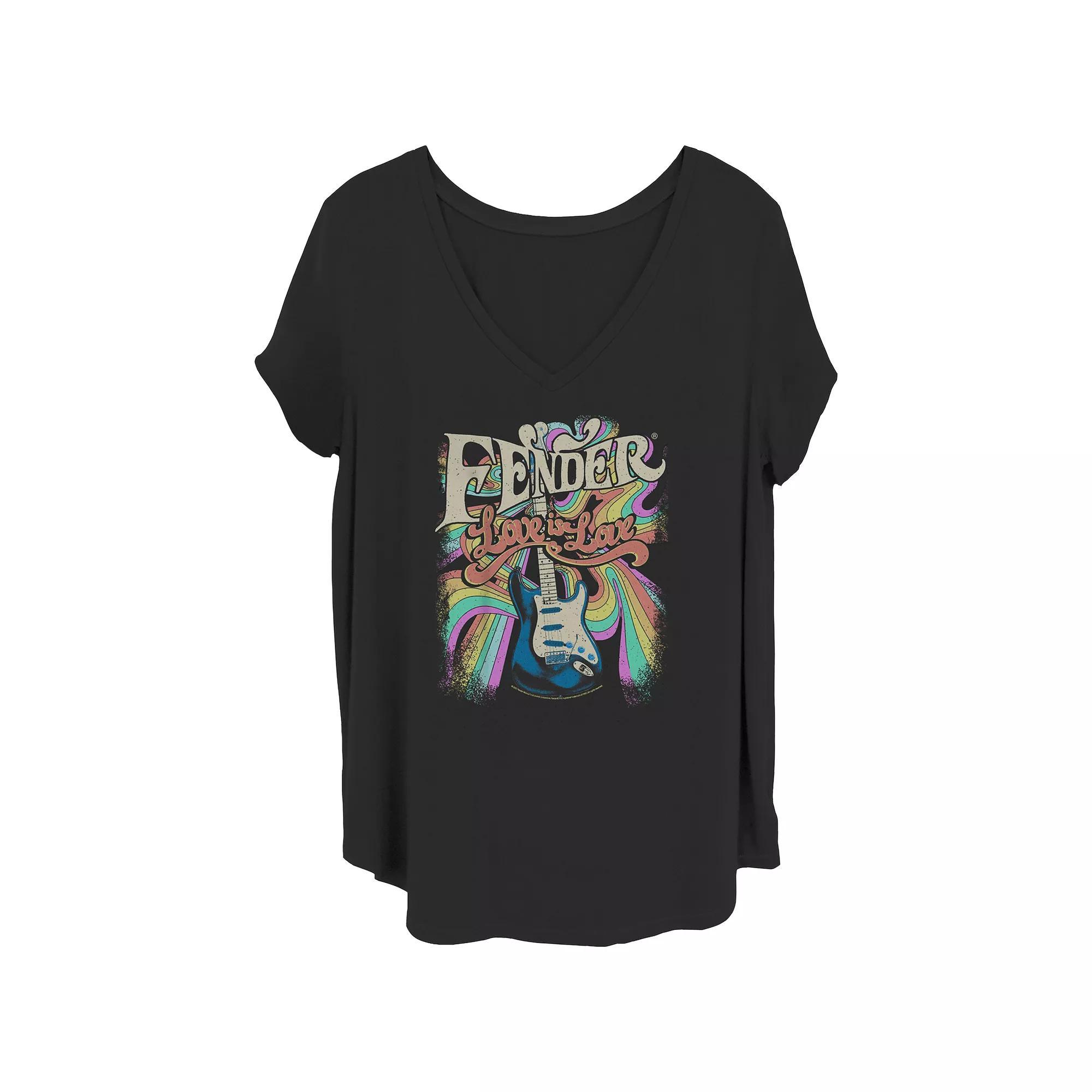 Juniors' Plus Hip Lovin Graphic Tee, Women's, Size: 2XL, Black Product Image
