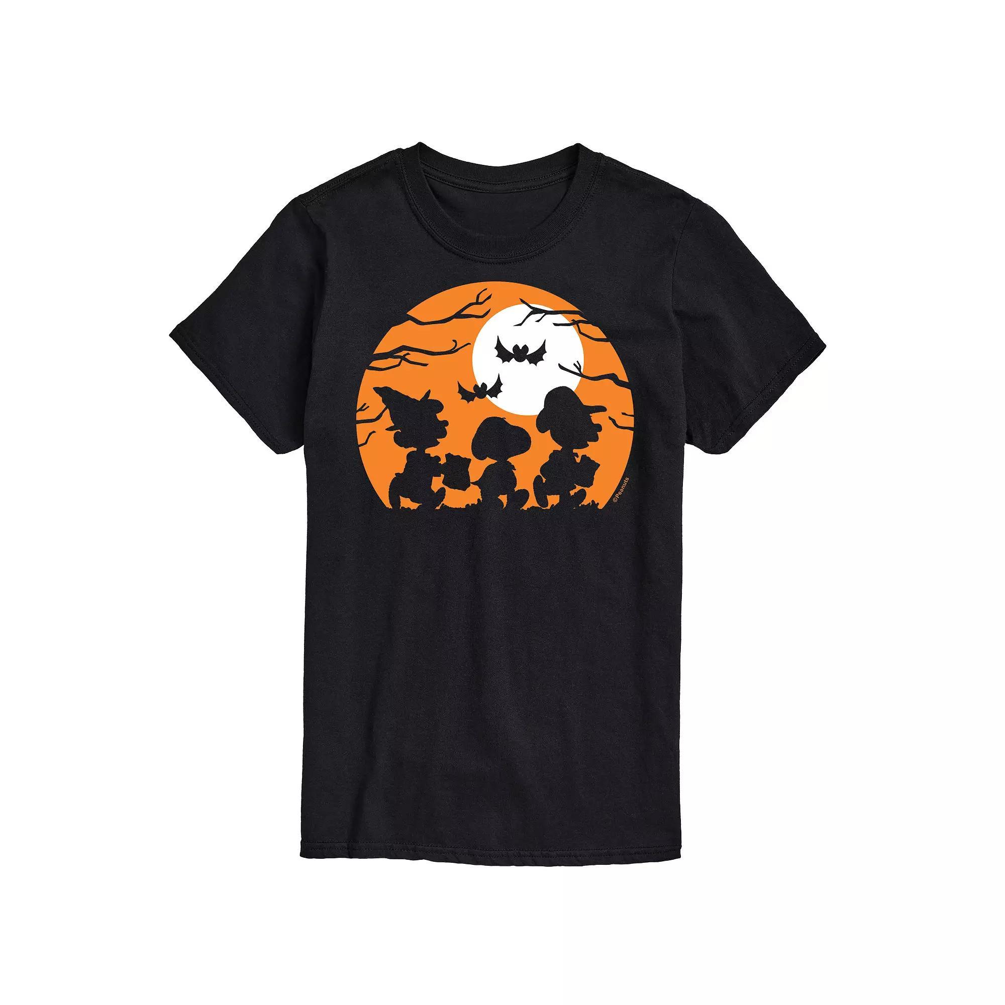 Big & Tall Peanuts Character Silhouettes, Mens Product Image