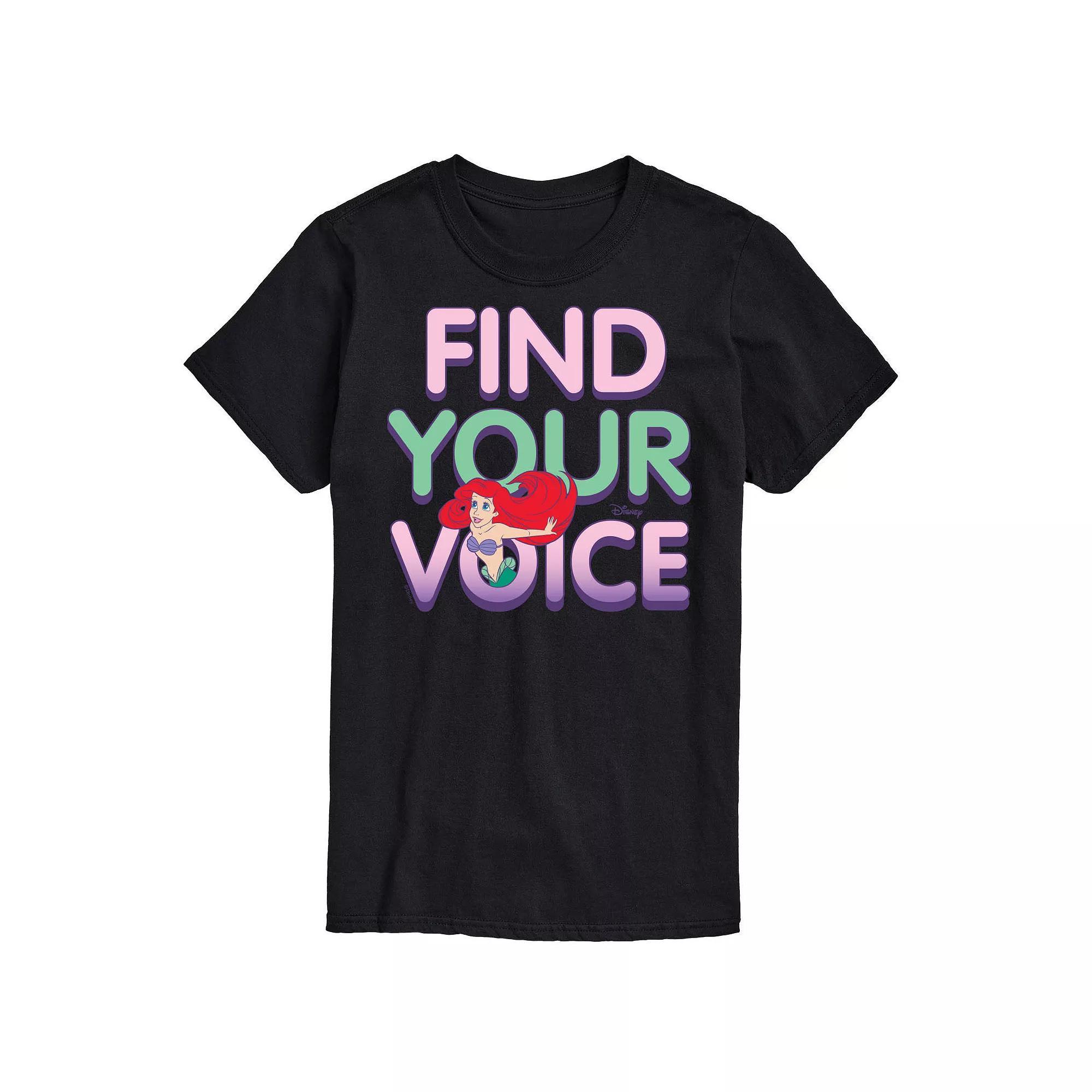 Disneys The Little Mermaid Big & Tall Ariel Graphic Tee, Mens Product Image