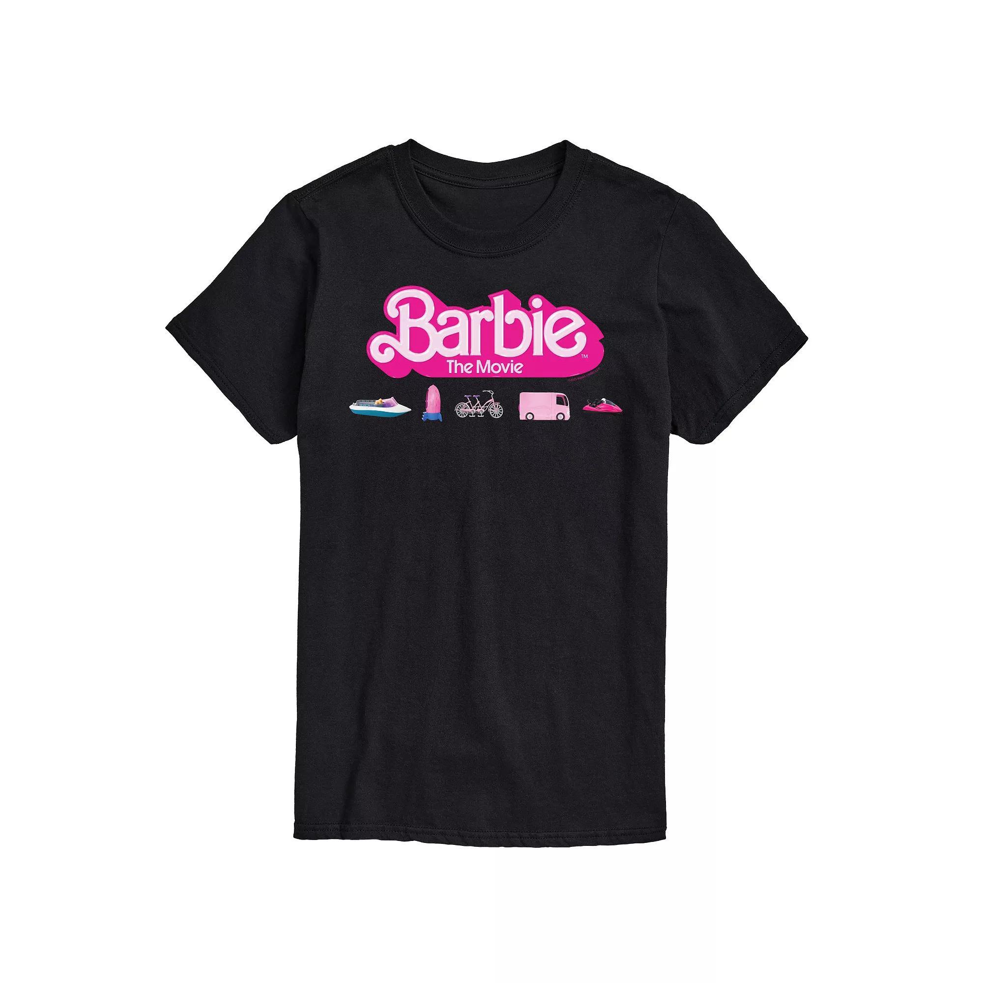 Big & Tall Barbie The Movie Theatrical Vehicle Graphic Tee, Mens Product Image