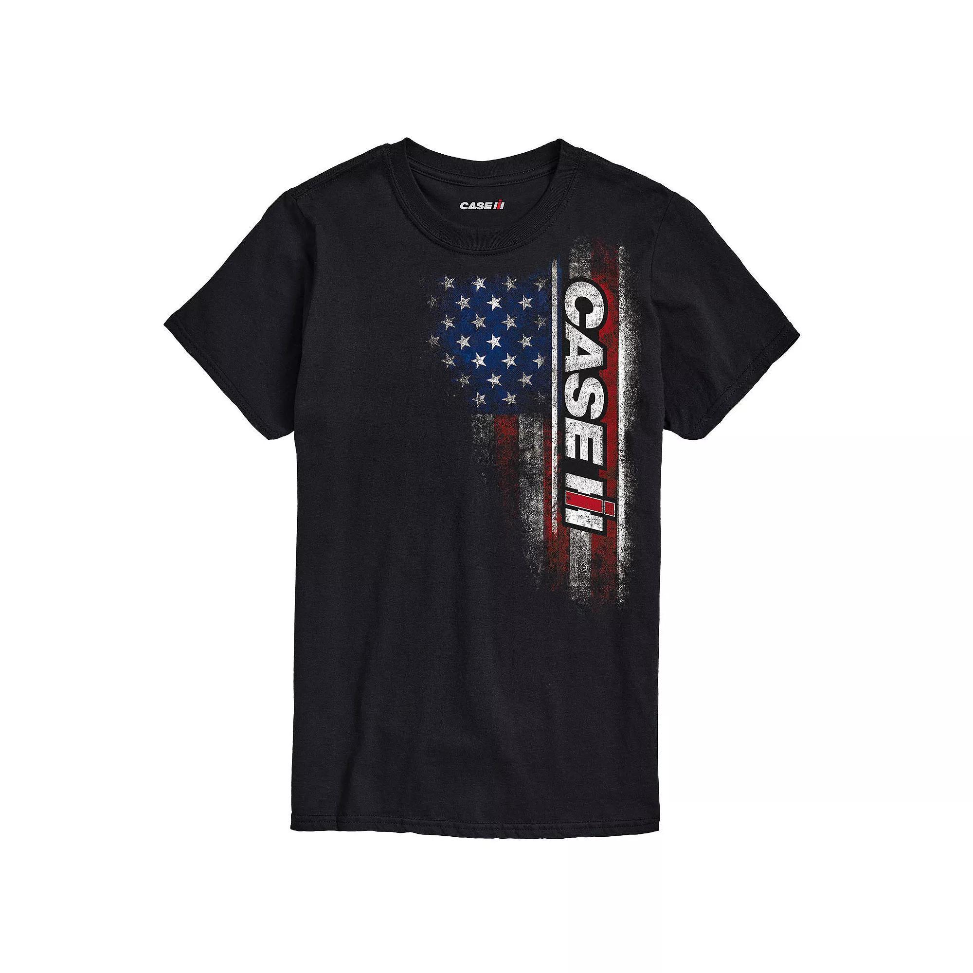 Big & Tall Case IH American Flag Tee, Mens Product Image