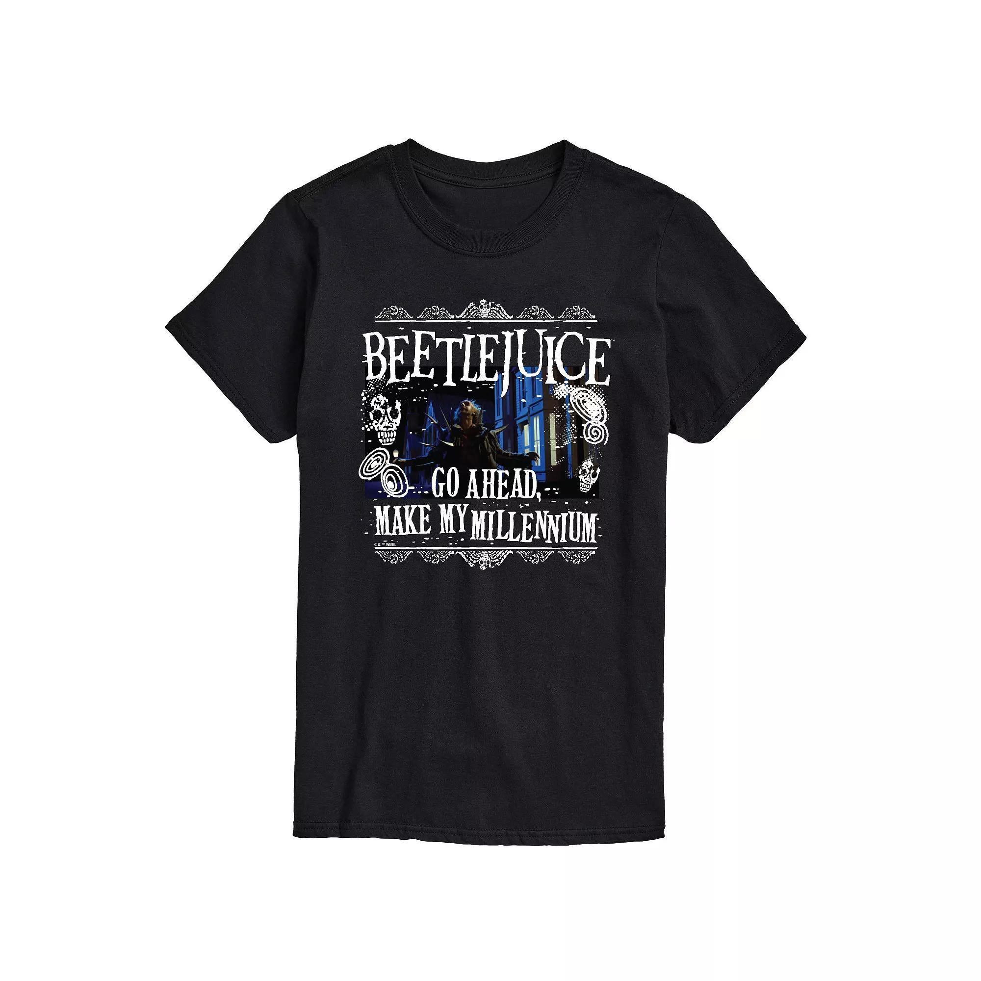 Mens Beetlejuice Make Me Millennium Graphic Tee Product Image