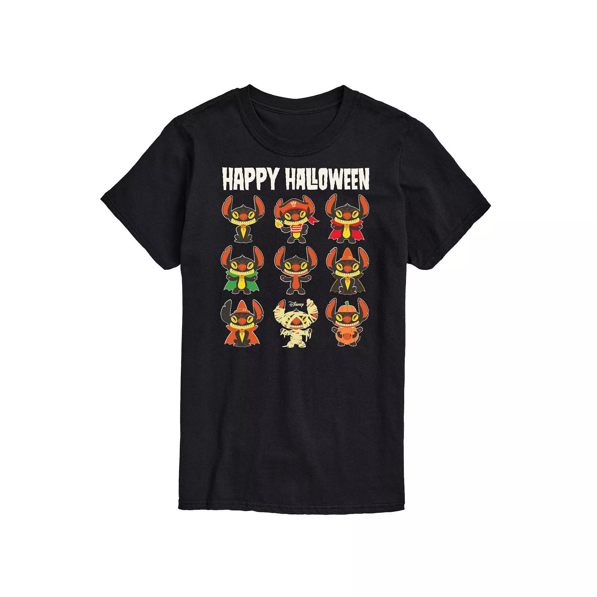 Disneys Lilo & Stitch Mens Happy Halloween Tee Product Image