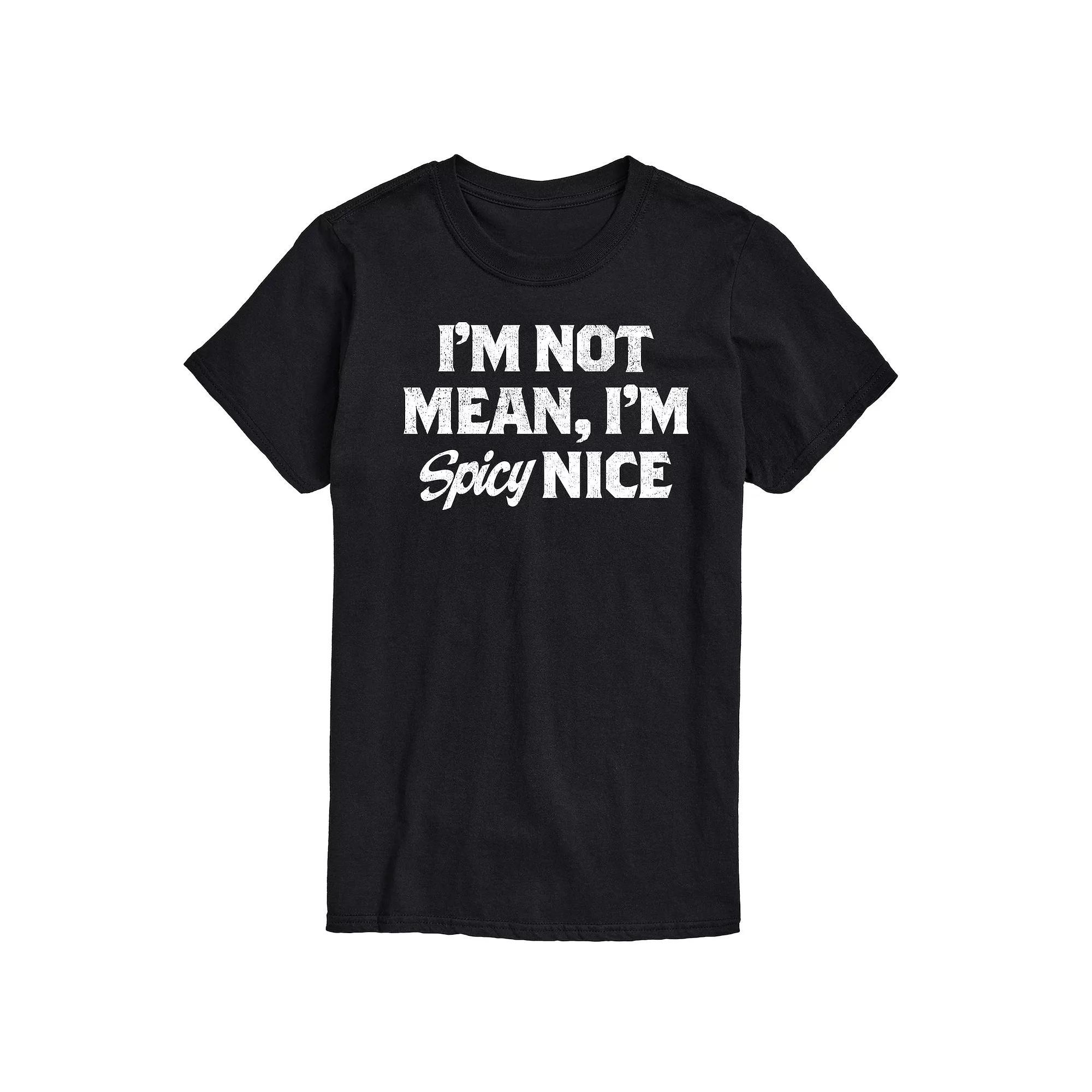 Mens Spicy Nice Graphic Tee Blue Product Image
