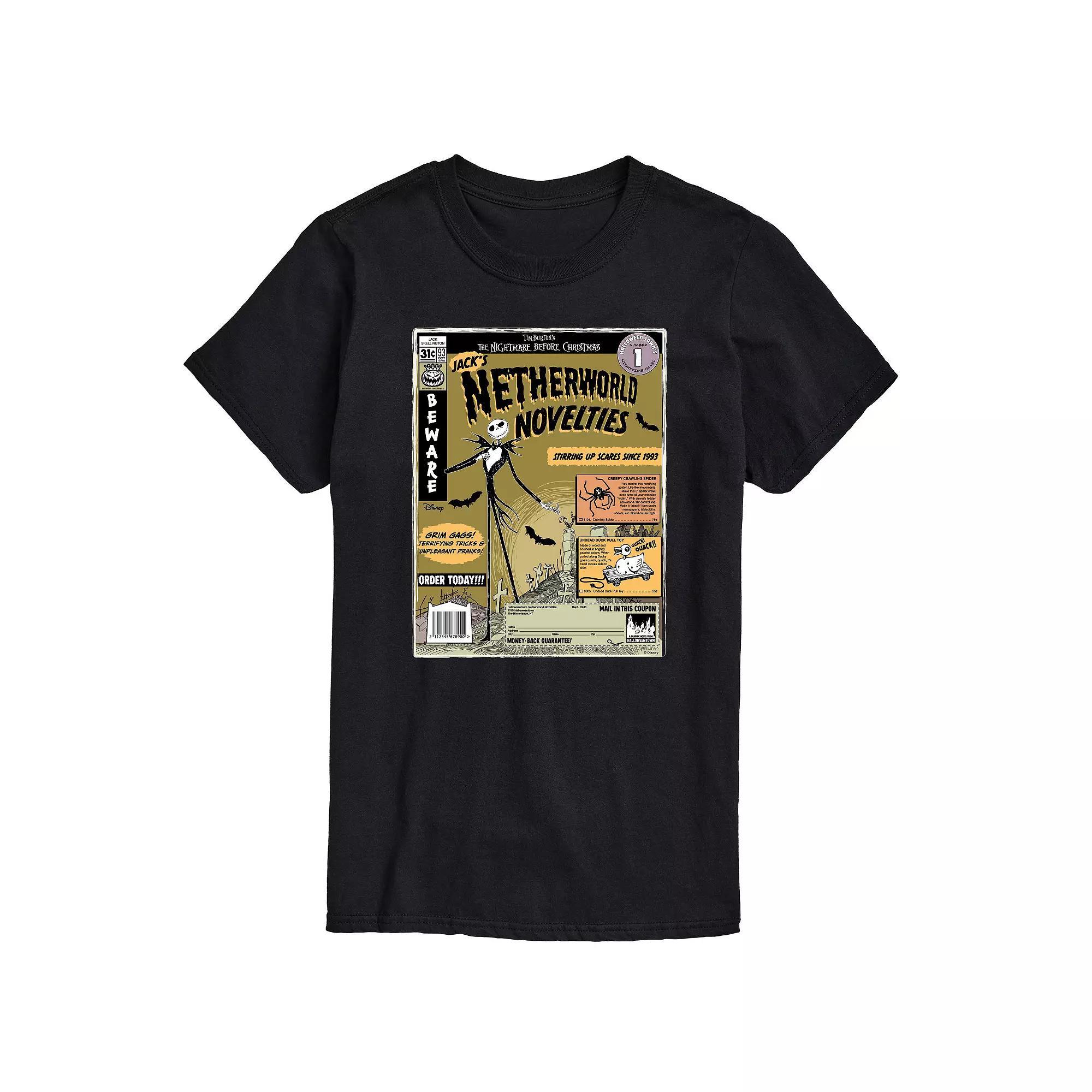 Disneys The Nightmare Before Christmas Mens Netherworld Graphic Tee Product Image