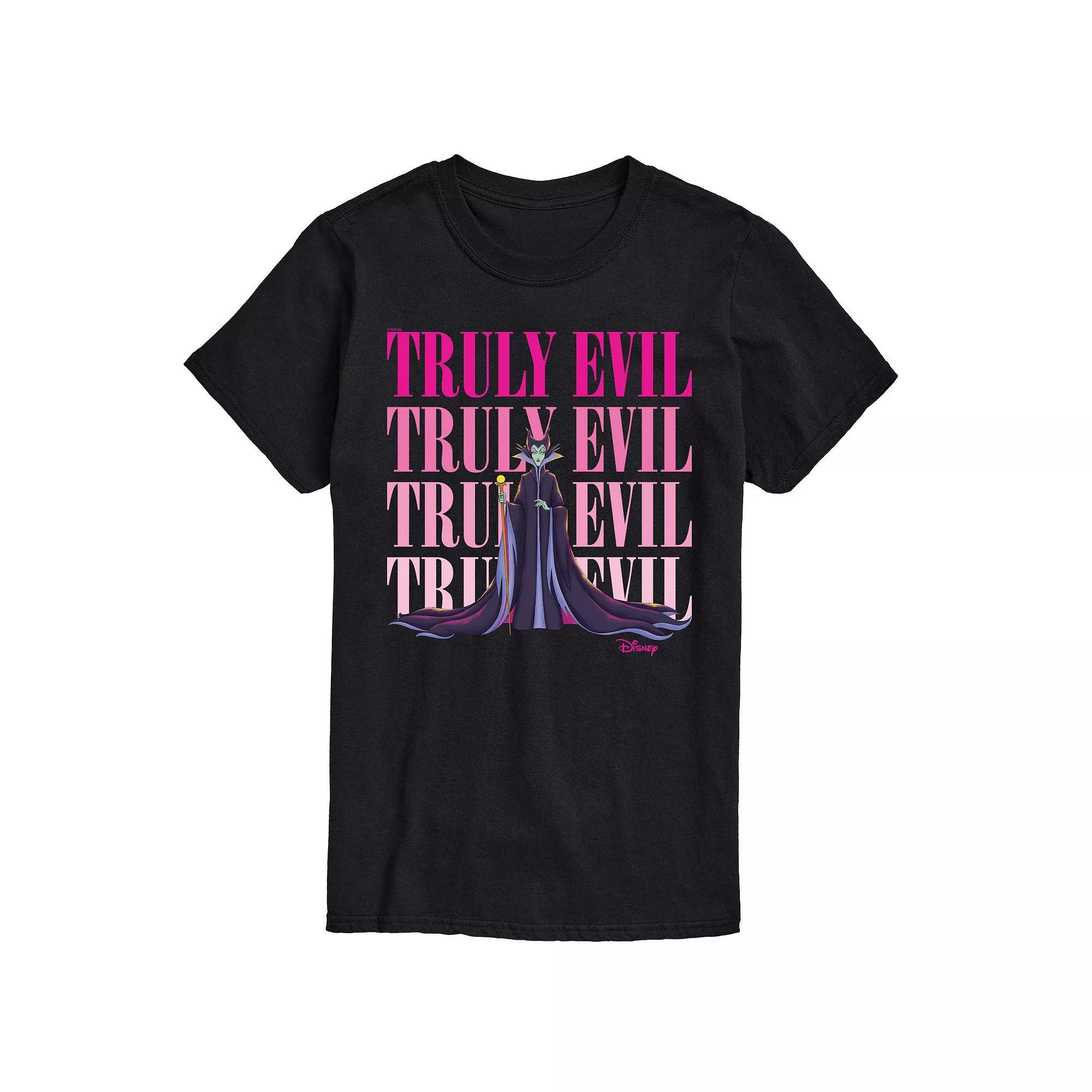 Disney Villains Maleficent Big & Tall Truly Evil Graphic Tee, Mens Product Image