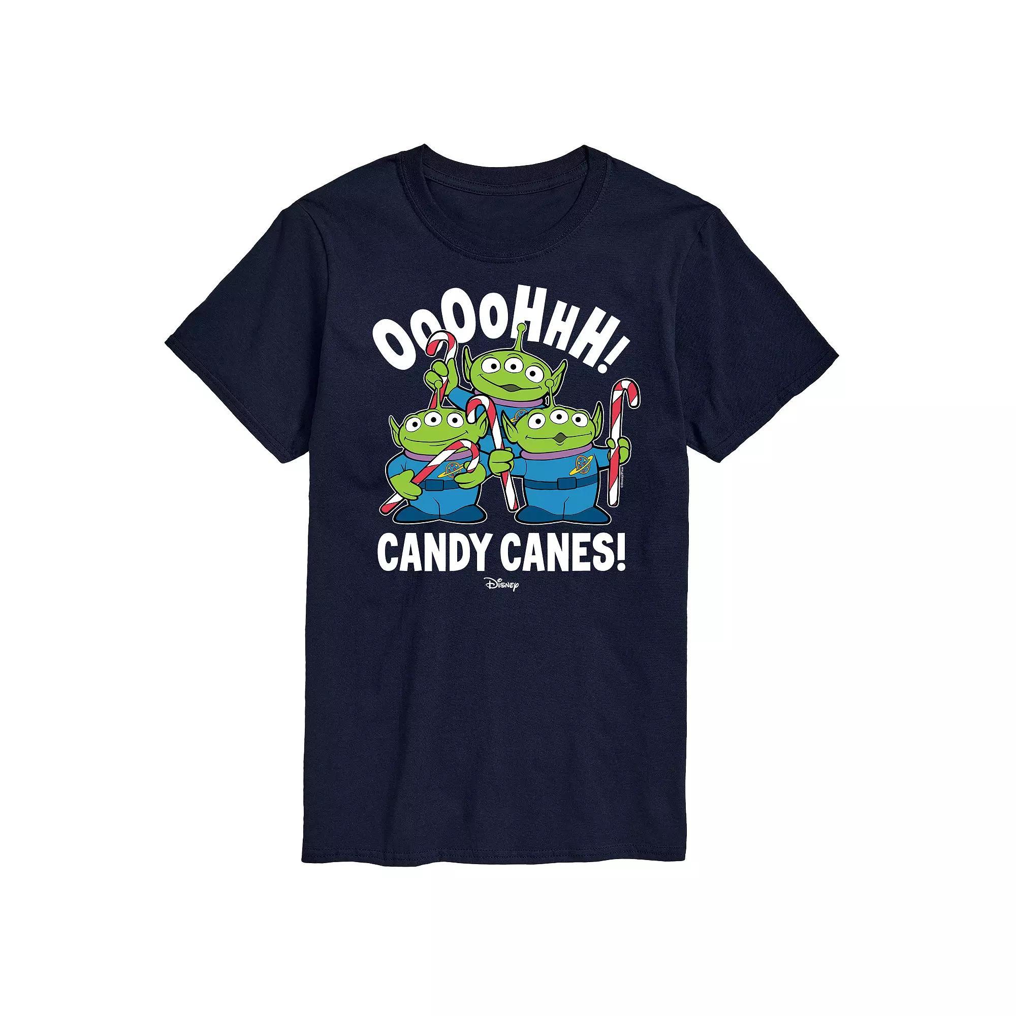 Disney / Pixars Toy Story Aliens Mens Ohh Candy Canes Graphic Tee Product Image