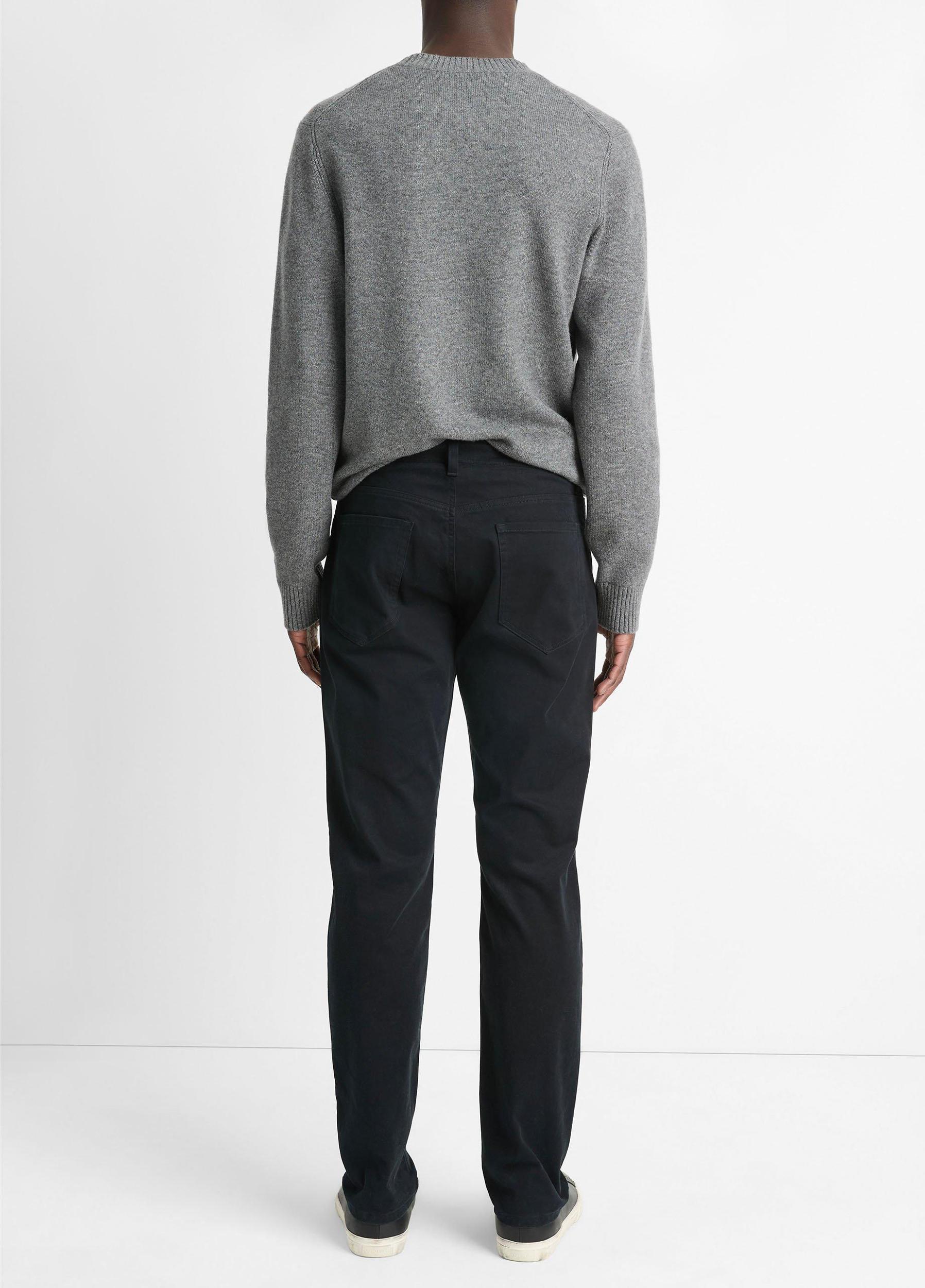 Mens Dylan Slim 5-Pocket Peached Stretch-cotton Pant, Frog, Size 30 Vince Product Image