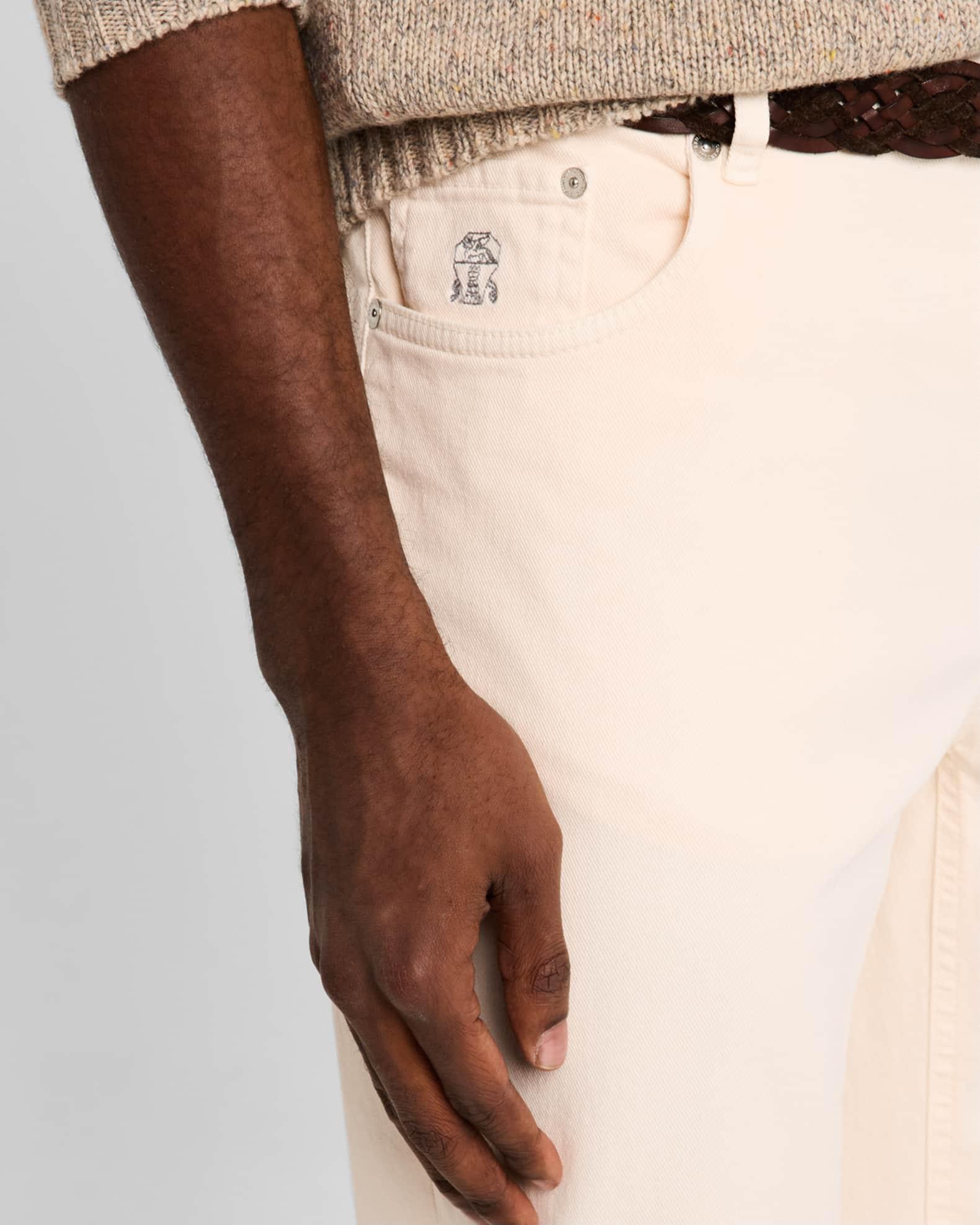 Men's Dyed Denim Five-Pocket Pants Product Image