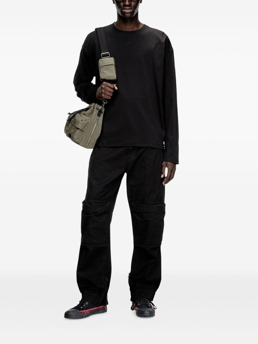 T-Boxt-LS-INT panelled long-sleeves T-shirt Product Image