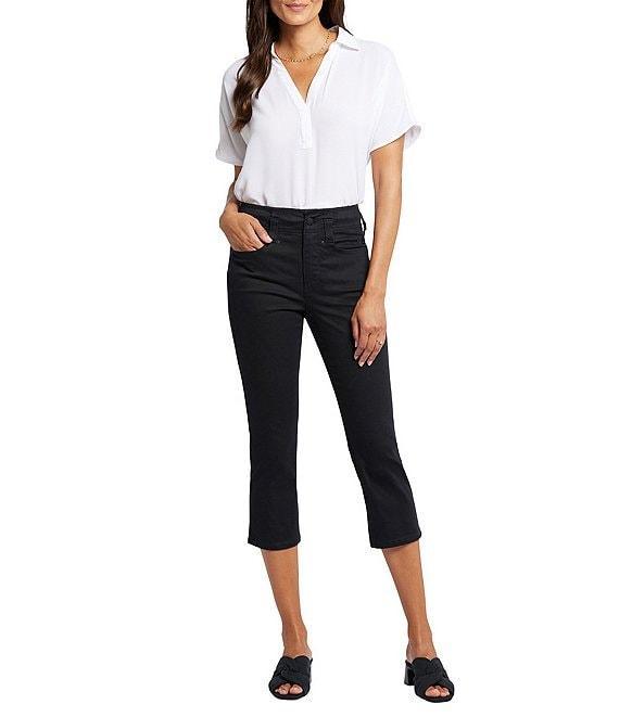NYDJ Petite Size Lift Tuck® Technology High Rise Skinny Leg Capri Jeans Product Image