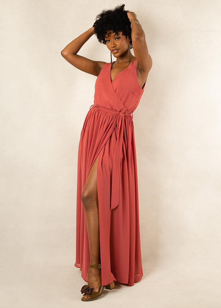 Miriam Bridesmaid Dress in Camellia Female Product Image