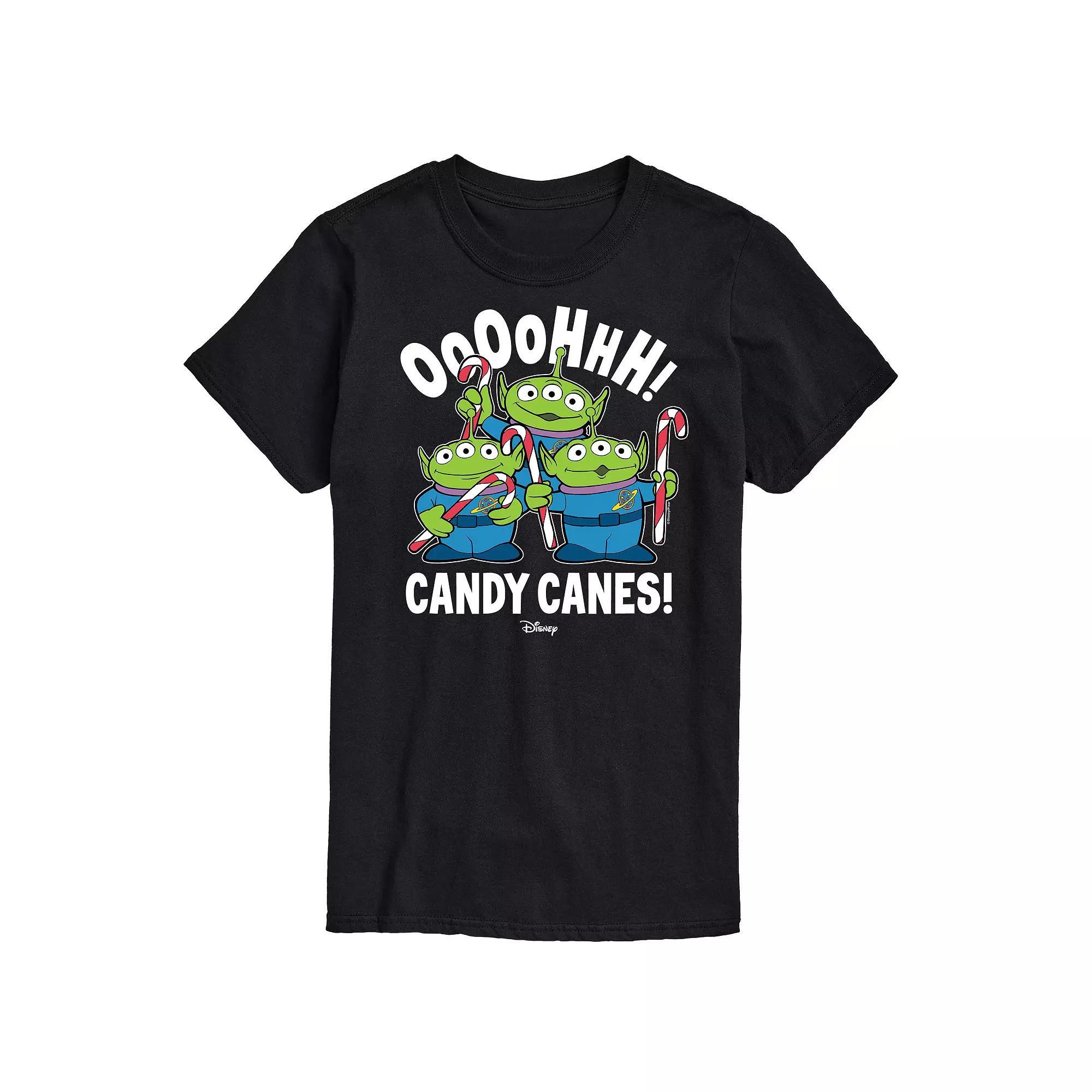 Disney / Pixars Toy Story Aliens Mens Ohh Candy Canes Graphic Tee Product Image