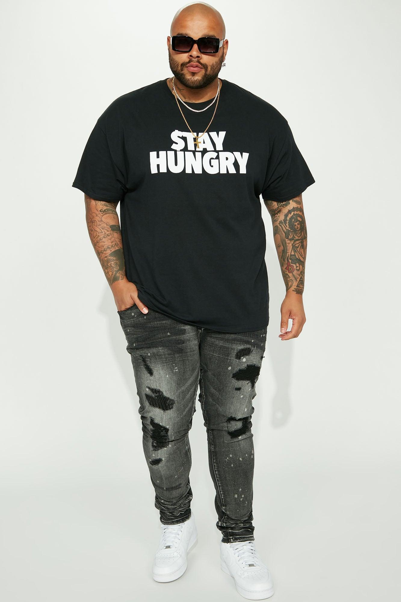On The Spot Ripped Stacked Skinny Jeans - Black Product Image