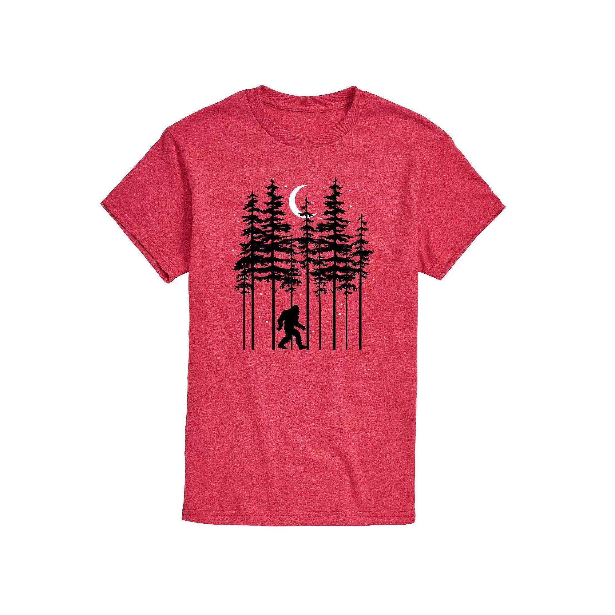 Mens Sasquatch Night Woods Tee Product Image