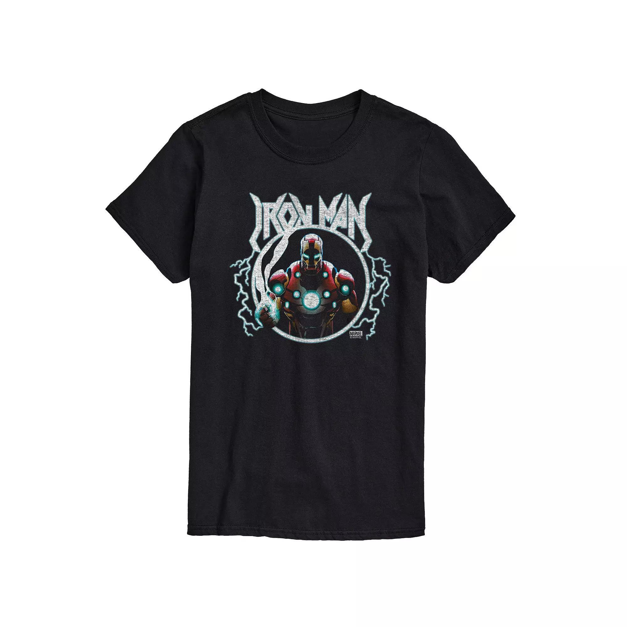 Big & Tall Sasquatch Winter Scene Tee, Mens Product Image