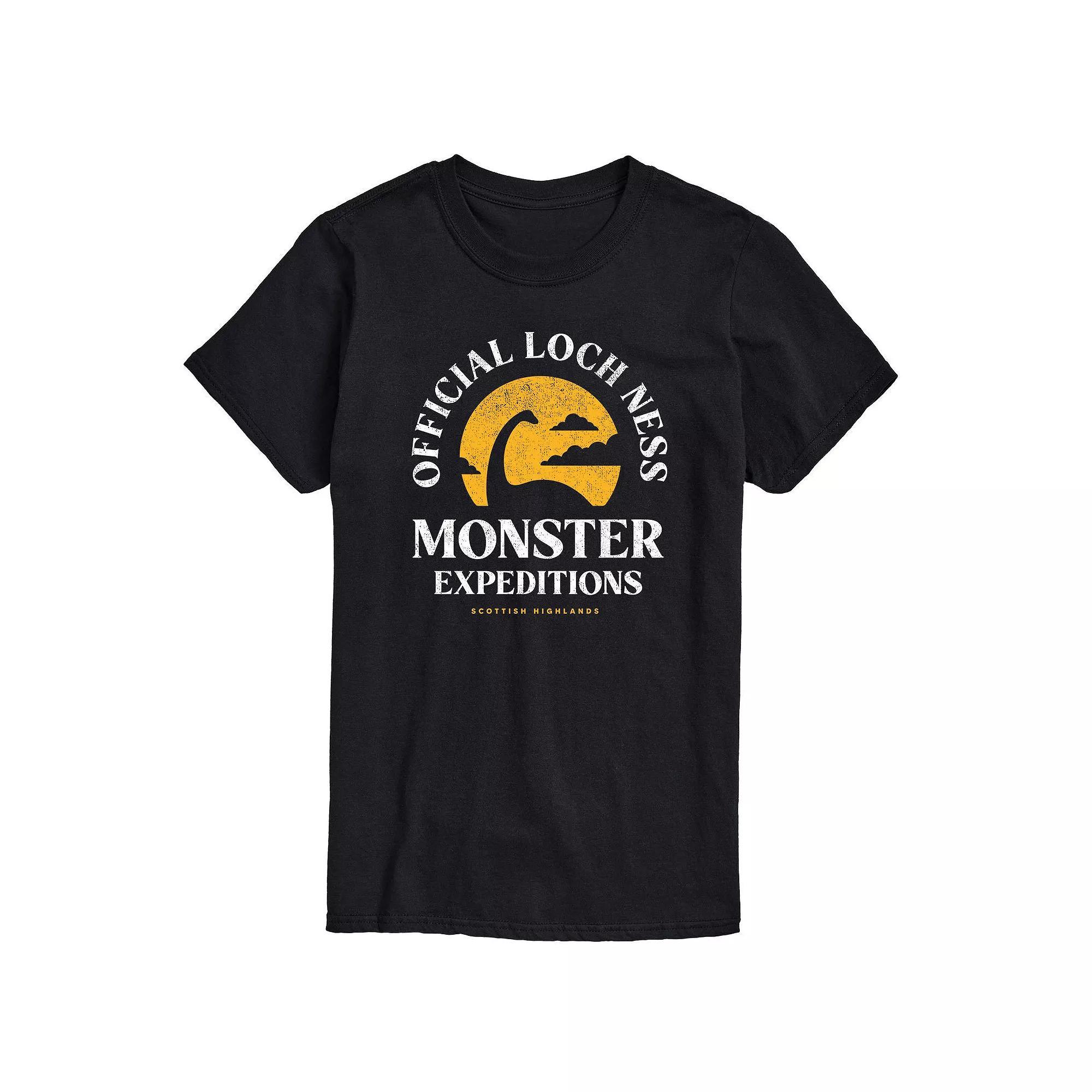 Big & Tall Sasquatch Winter Scene Tee, Mens Product Image