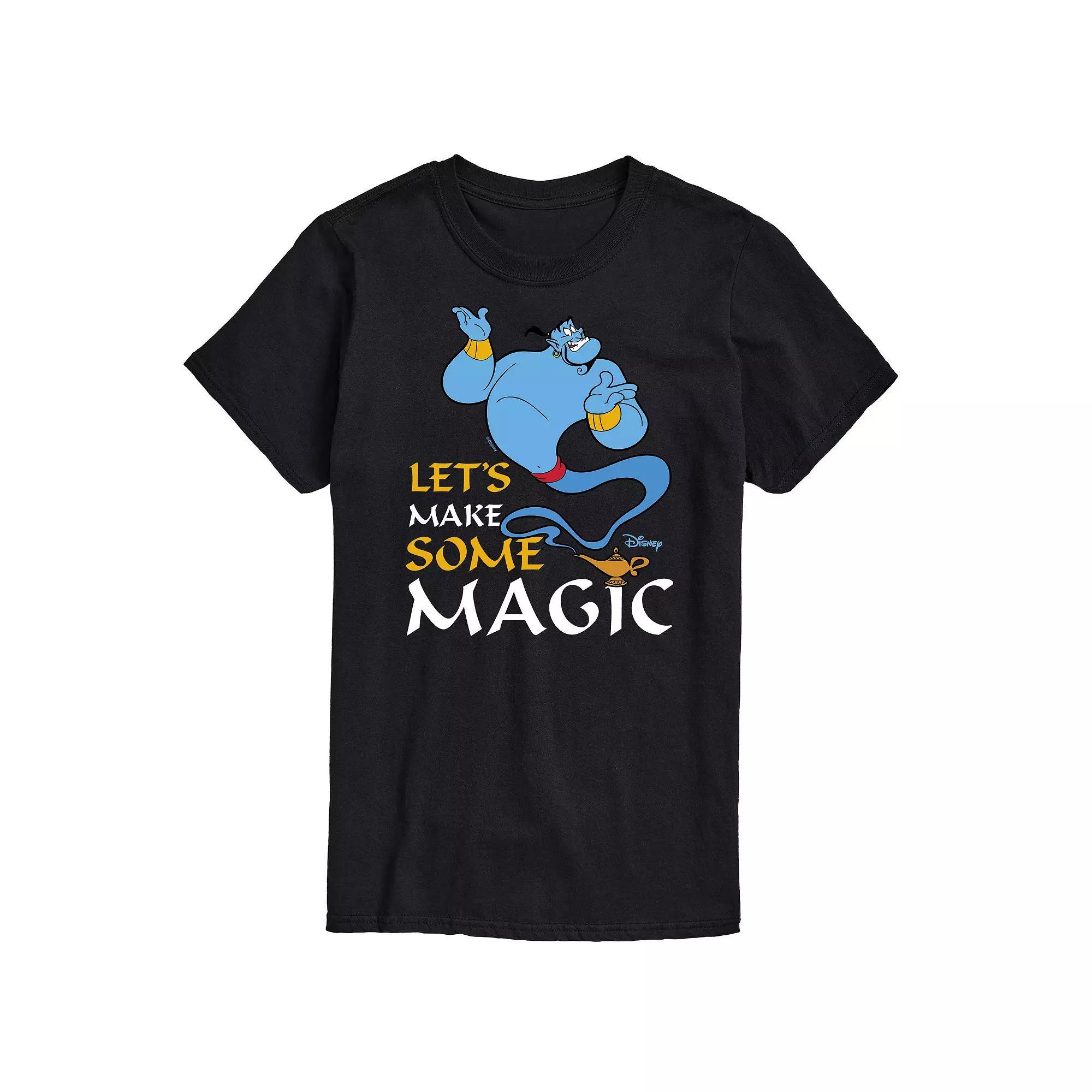 Disney Princess Big & Tall Let's Make Magic Graphic Tee, Men's, Size: Large Tall, Blue Product Image